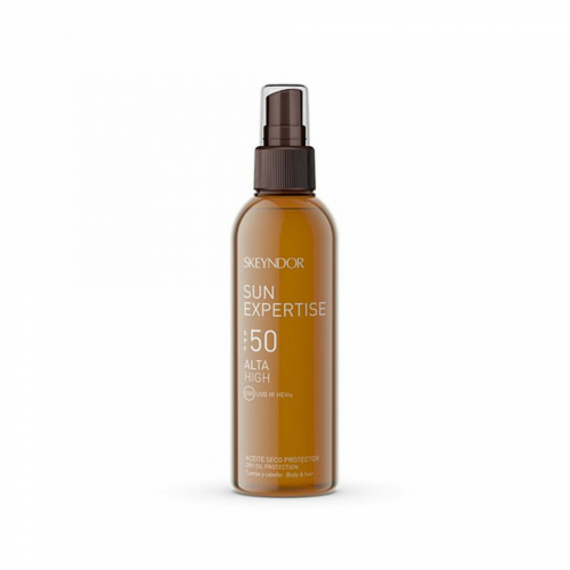 Aceite seco Protector cuerpo y cabello SPF50 |  Protector en Spray 150ml- Sun Expertise - Skeyndor ®