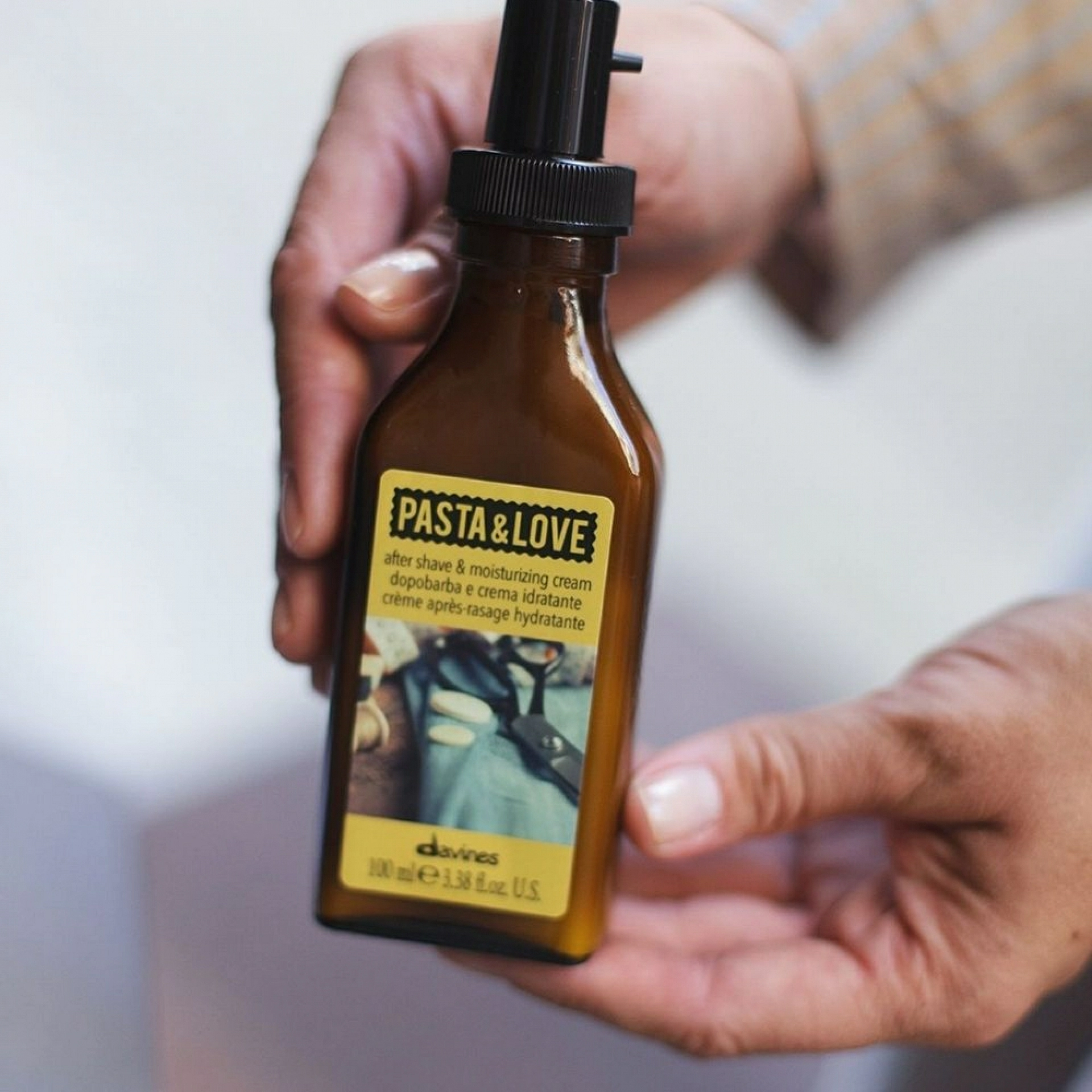 AFTERSHAVE & MOISTURIZING CREAM | Crema hidratante y after shave 100ml - Pasta&Love - Davines ®