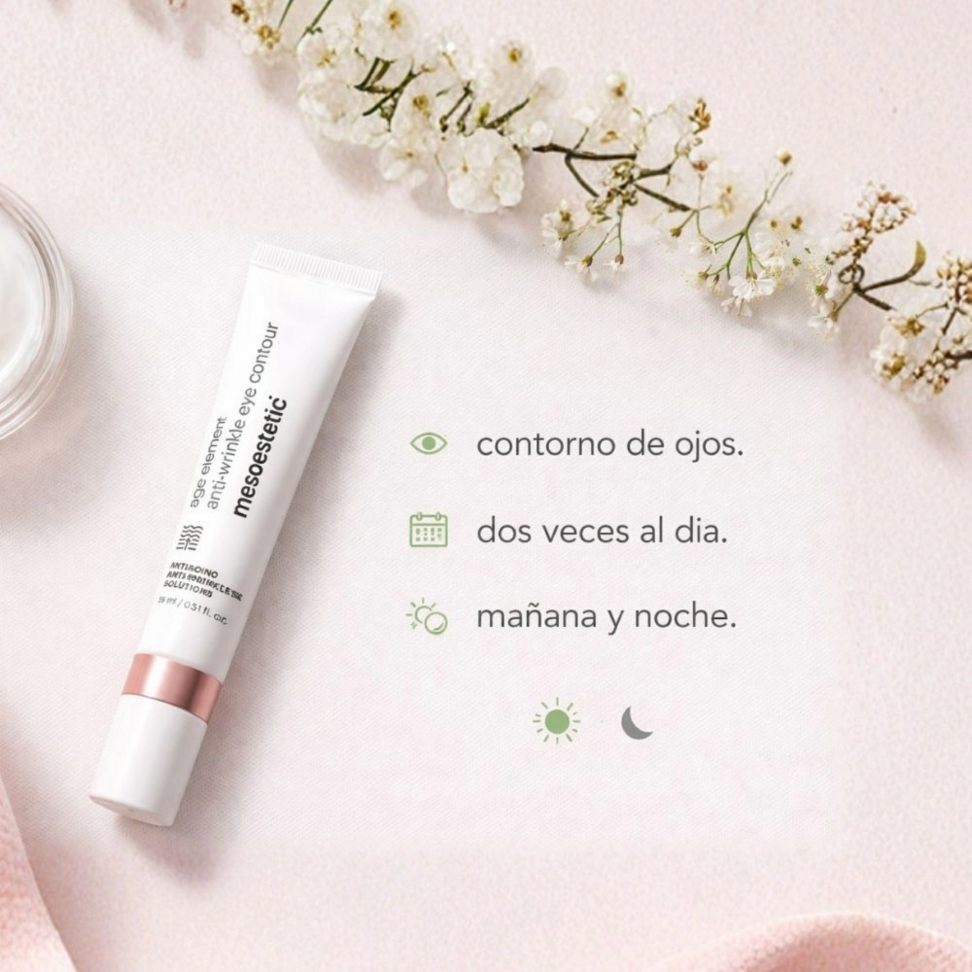 age element anti-wrinkle eye contour | contorno de ojos 15ml - antiaging antiwrinkles solutions - mesoestetic ®
