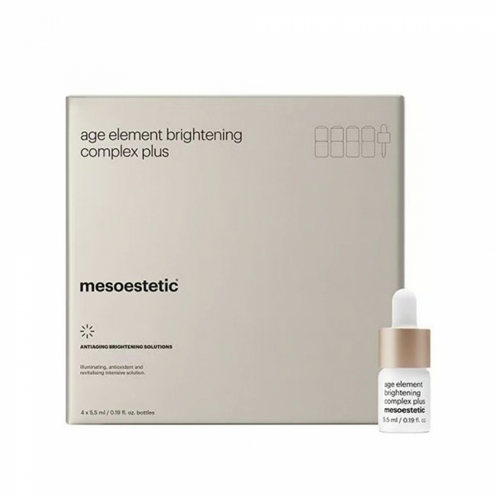 age element brightening complex | serum 4x5,5ml - antiaging brightening solutions - mesoestetic ®
