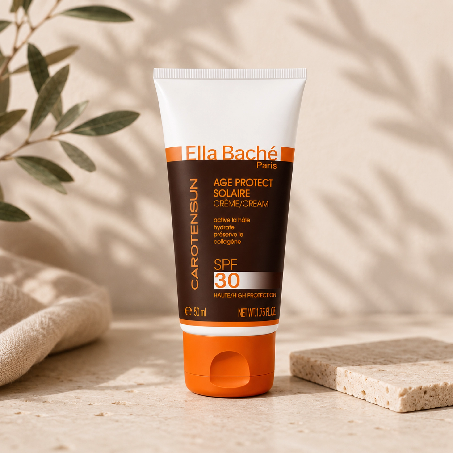 Age Protect Solaire SPF 30 | Crema solar - Carotensun - Ella Baché ®
