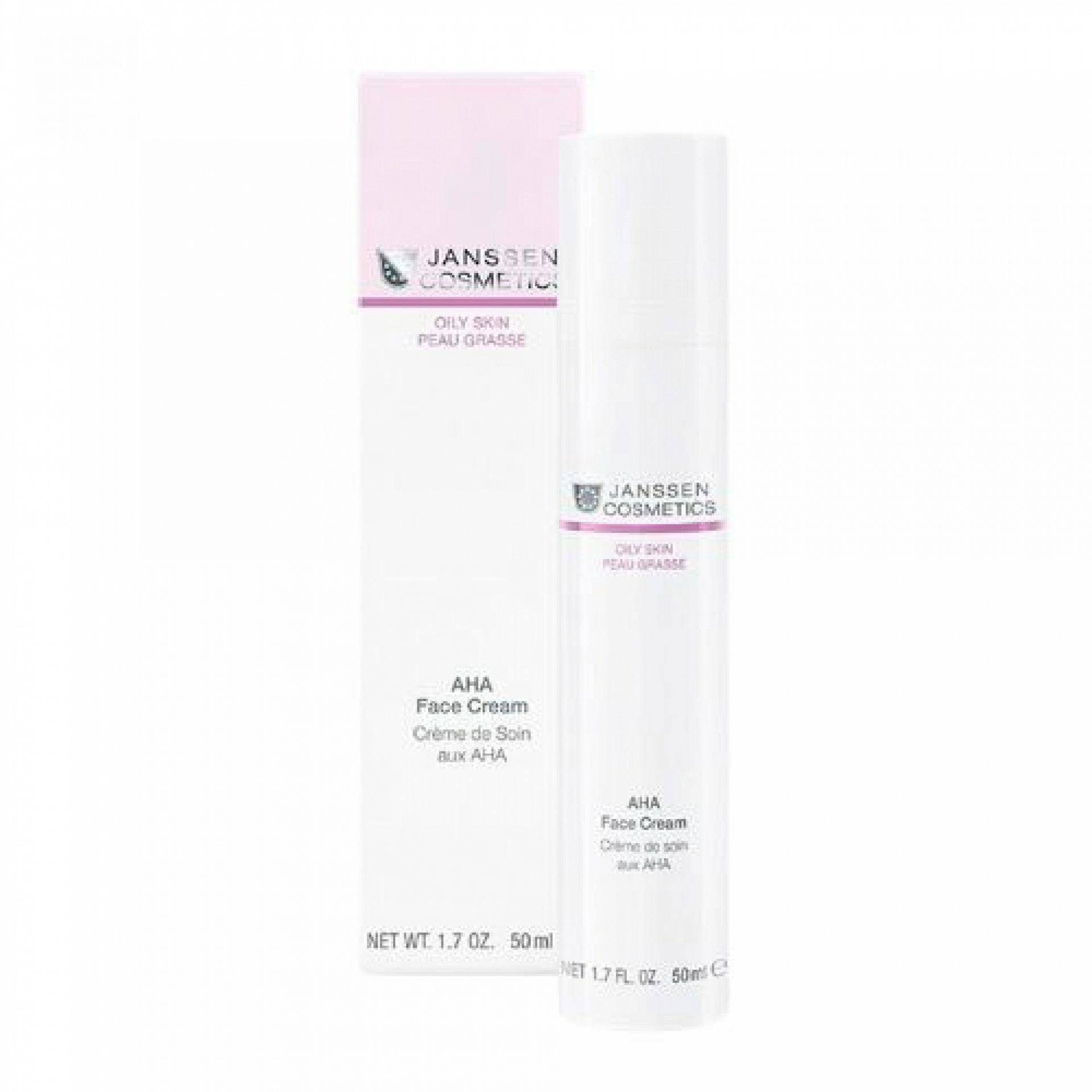 AHA Face Cream | Crema de Cuidado AHA 50 ml - Piel Grasa - Janssen Cosmetics ®