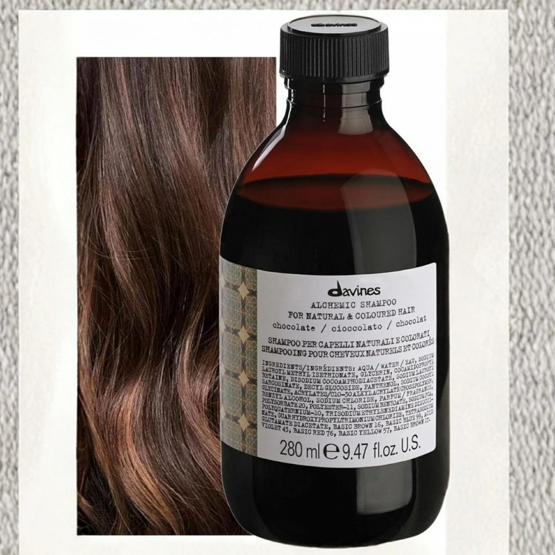 ALCHEMIC CHAMPU CHOCOLATE | Champú pelo oscuro 280ml - Alchemic - Davines ®