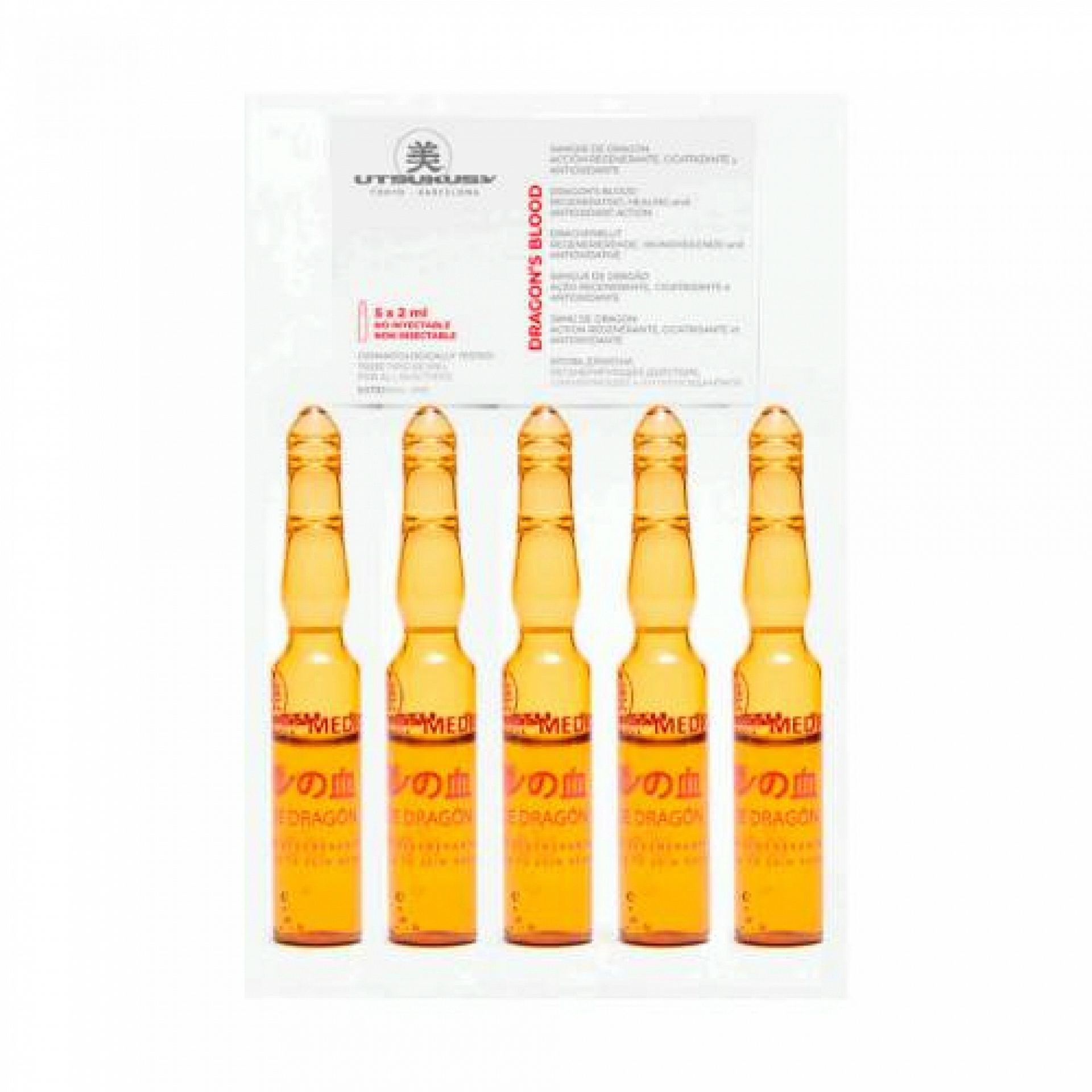 Ampollas Dragon’s Blood 5x2ml | Ampollas Revitalizantes - Utsukusy ®