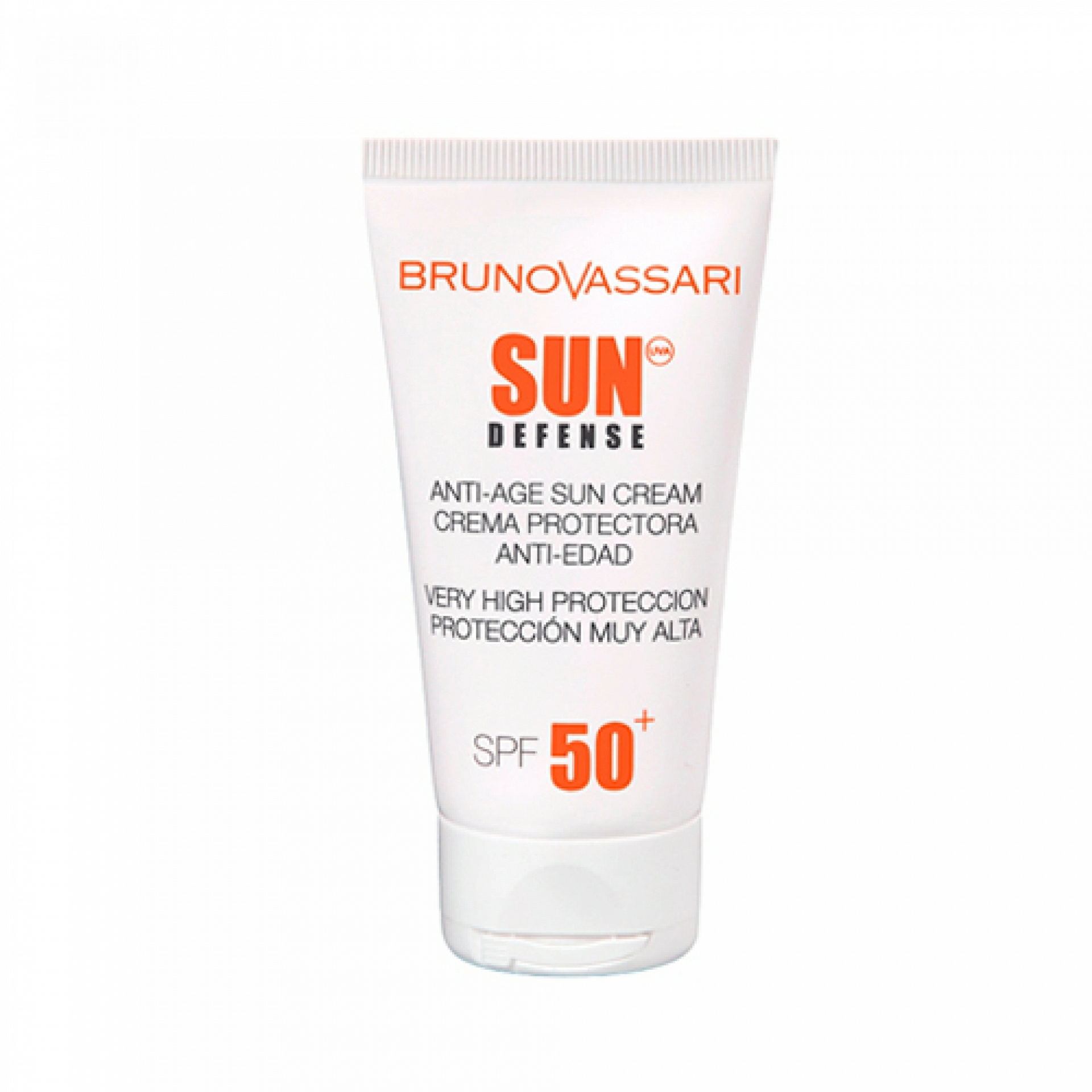 Anti-Age Sun Cream SPF50+ | Protector solar 50ml - Sun Defense - Bruno Vassari ®