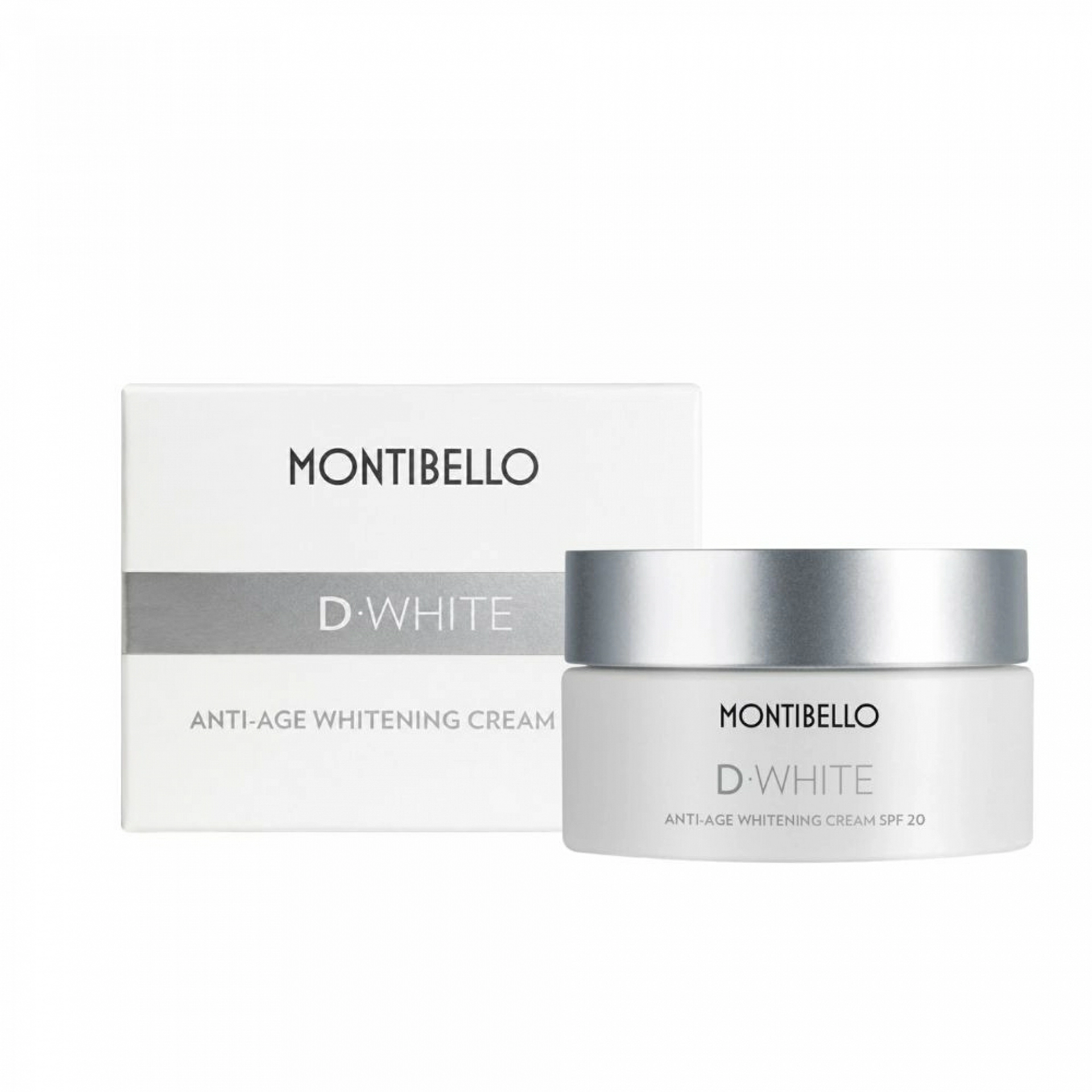 Anti-age Whitening Cream SPF20 | Crema fotoprotectora y blanqueante 50 ml - D-White - Montibello ®
