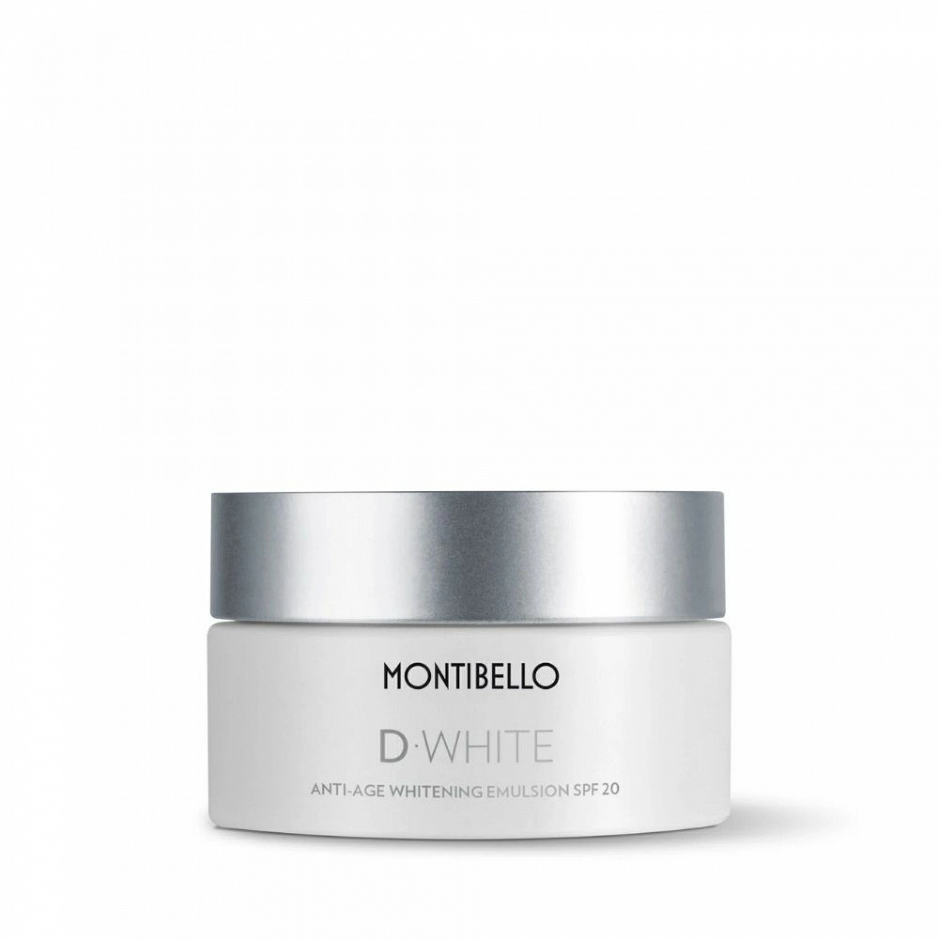 Anti-age Whitening Emulsión SPF20 | Emulsión fotoprotectora y blanqueante 50 ml - D-White - Montibello ®