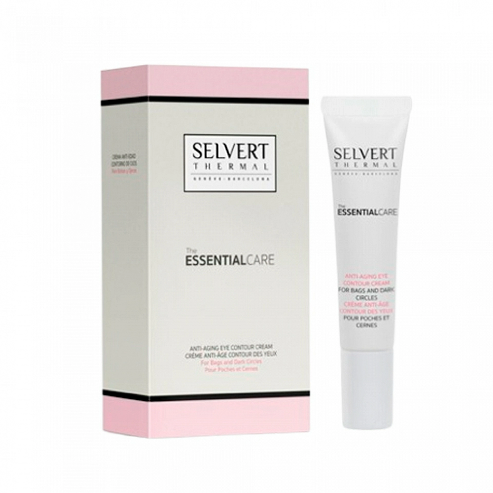 Anti-Aging Eye Contour Cream | Contorno de ojos para bolsas y ojeras 15ml - The Essential Care - Selvert Thermal ®