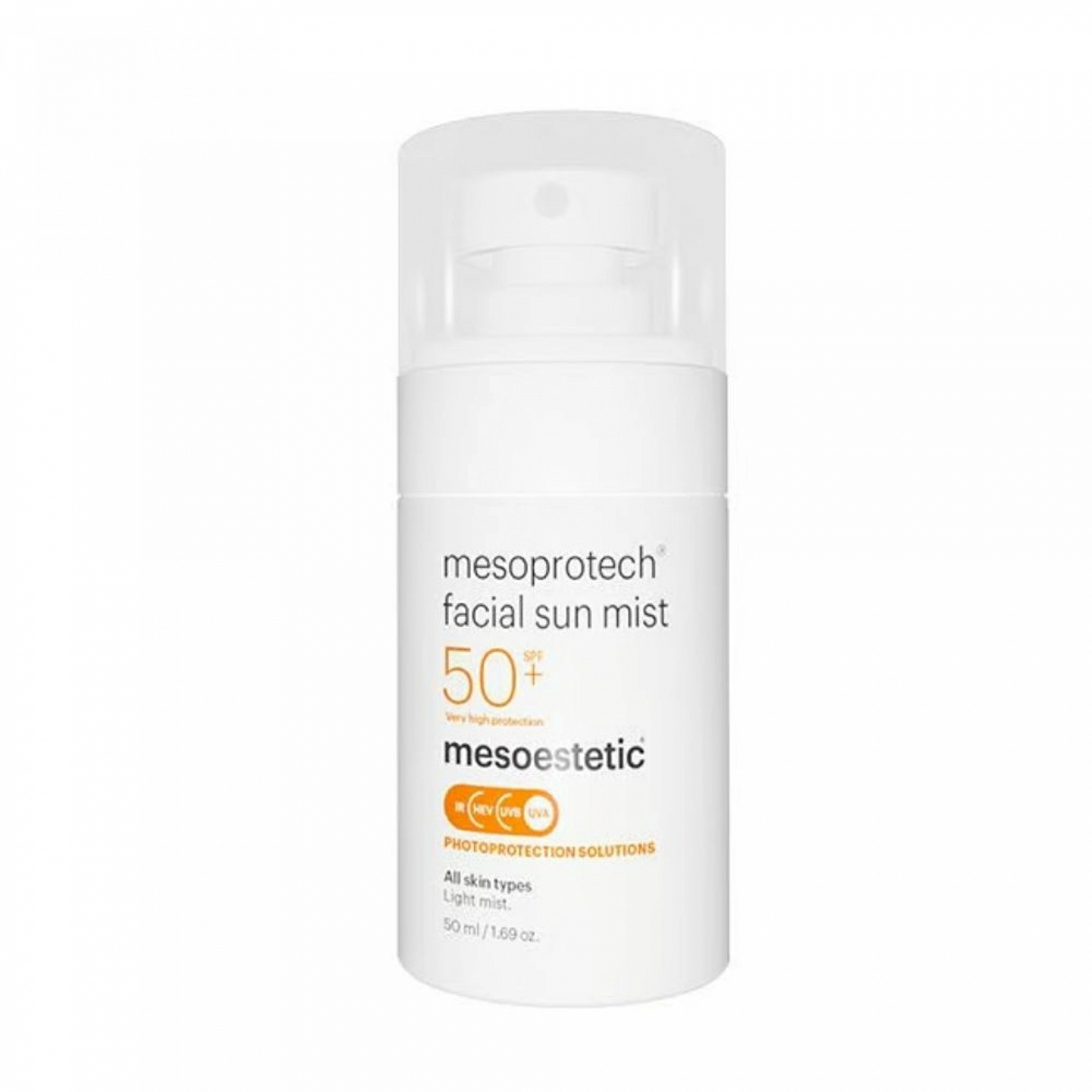 Antiaging Facial Sun Mist SPF50+ | Bruma Facial Antiedad 50ml - Mesoprotech - Mesoestetic ®