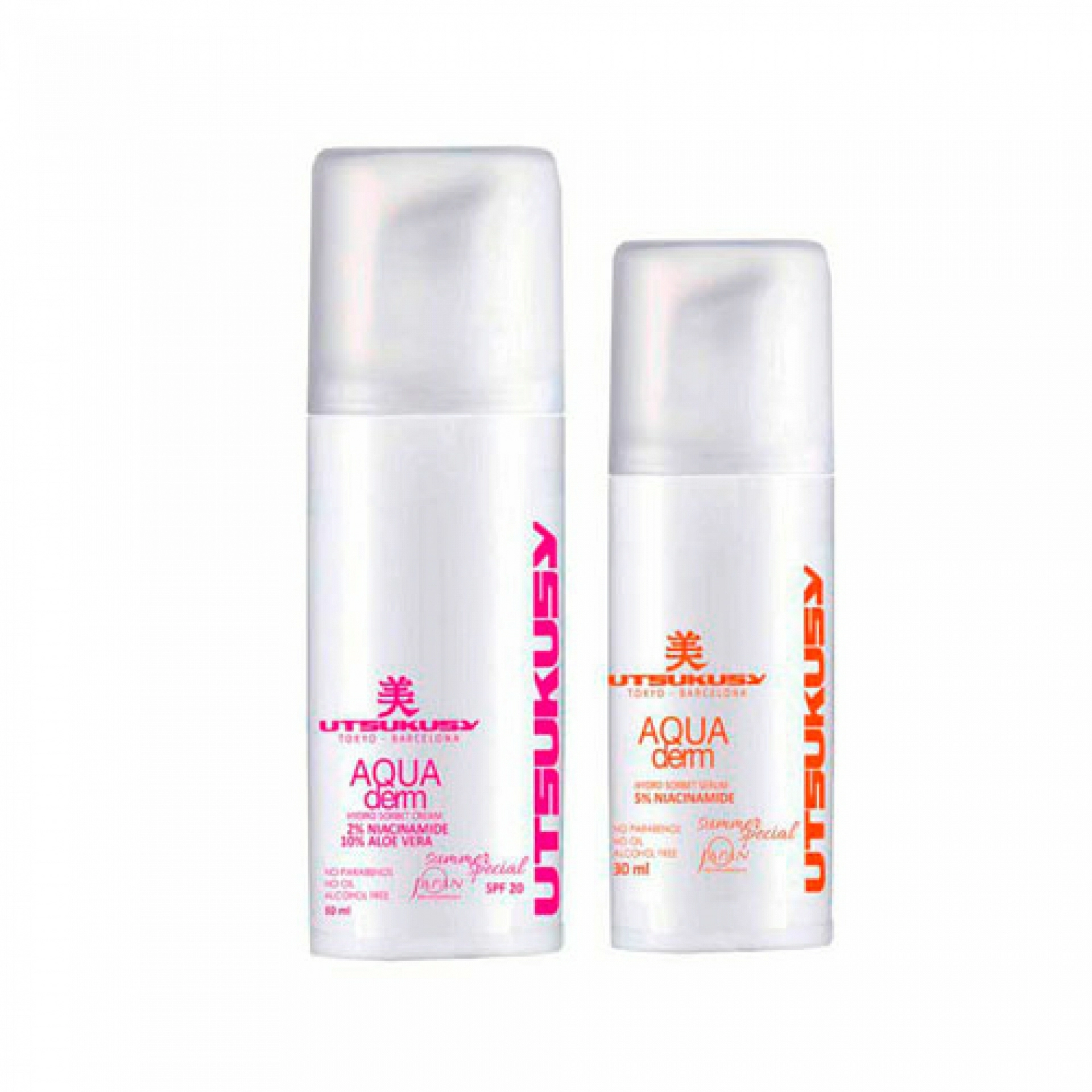 Aqua Derm Hydro Sorbet Kit | Serum 30 ml + Crema 50ml - Utsukusy ®