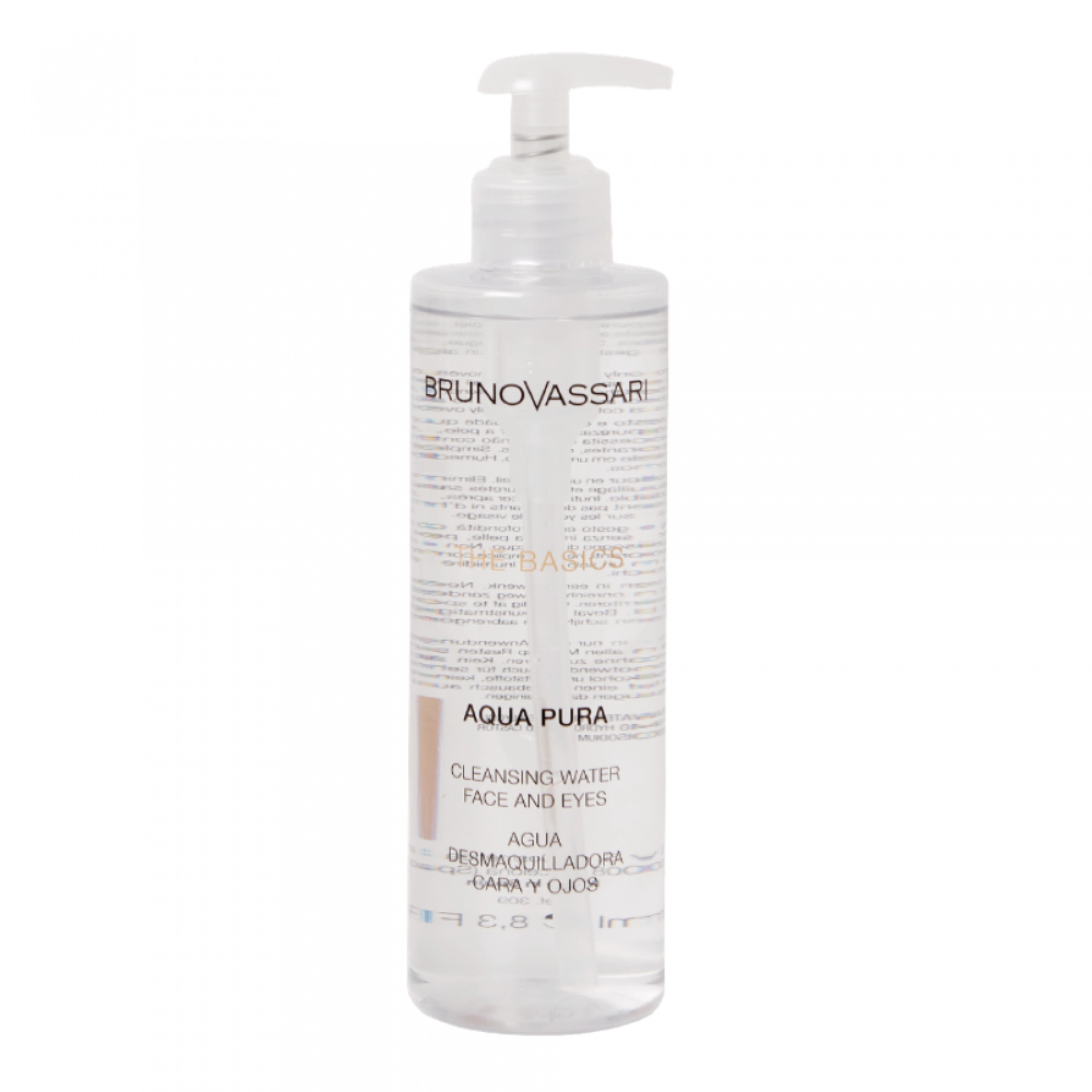 Aqua Pura | Agua micelar 250ml - The Basics - Bruno Vassari ®
