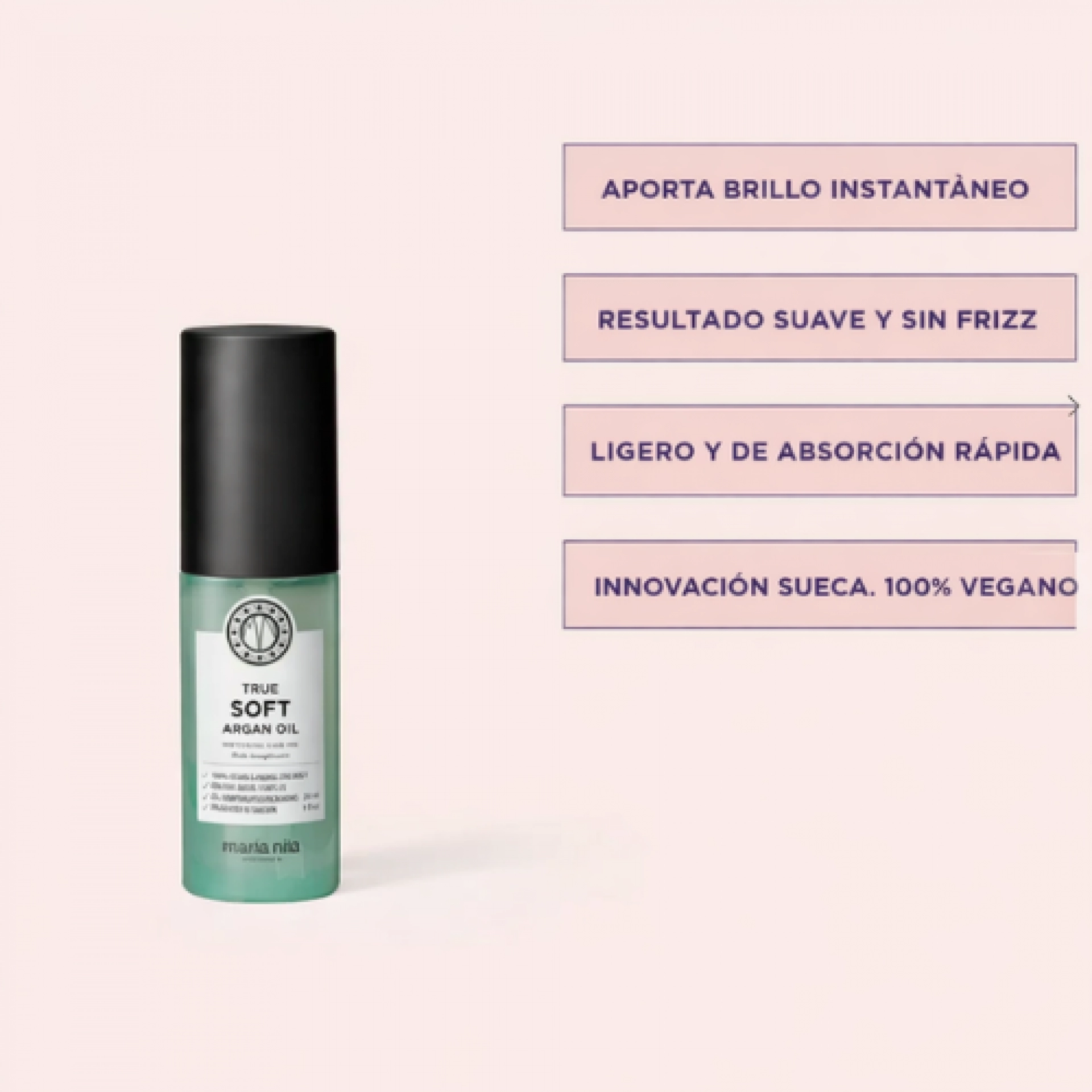 Argan Oil | Aceite de Argán Suavizante -True Soft - Maria Nila ®