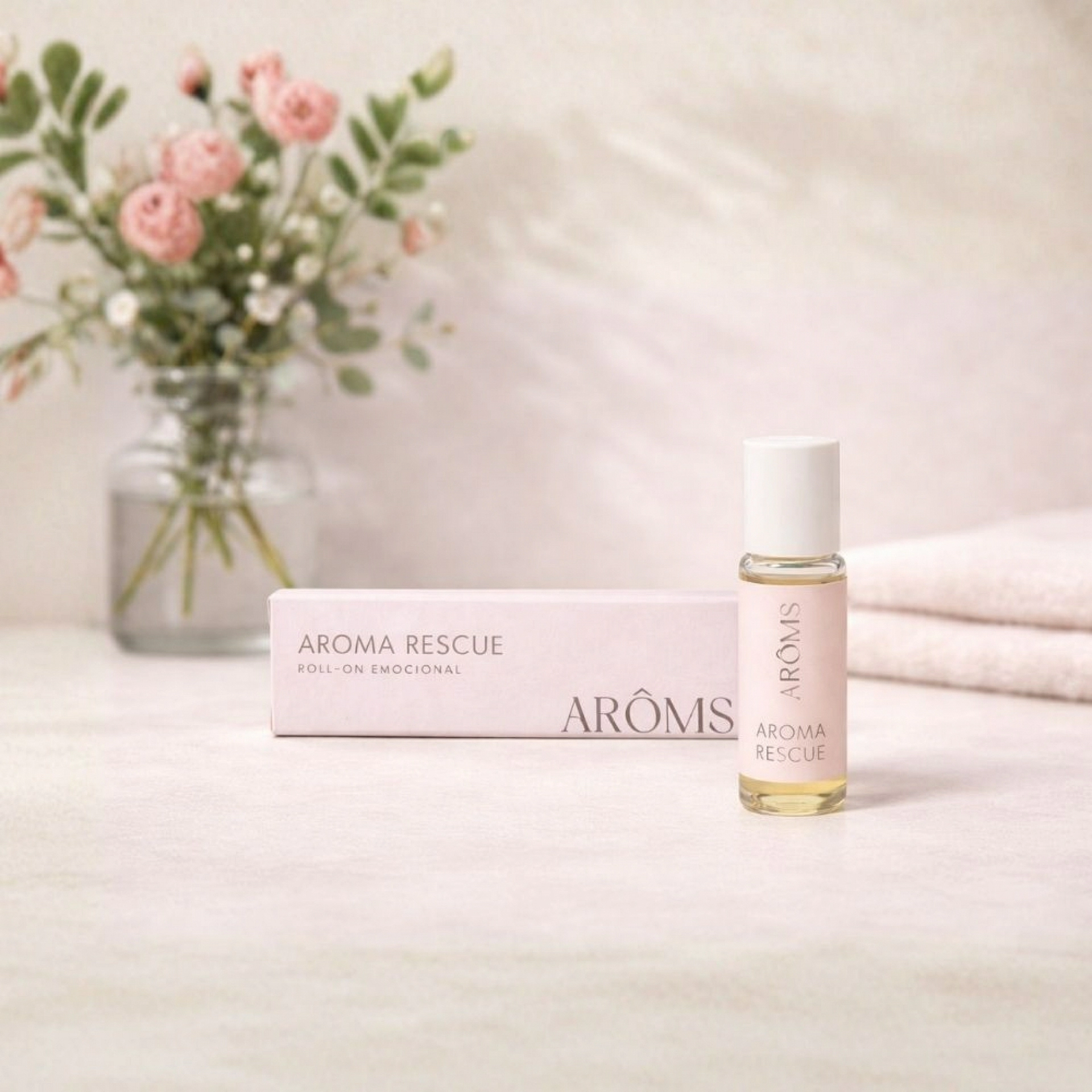 Aroma Rescate | Aromaterapia en roll-on 5ml - Happiness Cosmetics - Arôms Natur ®