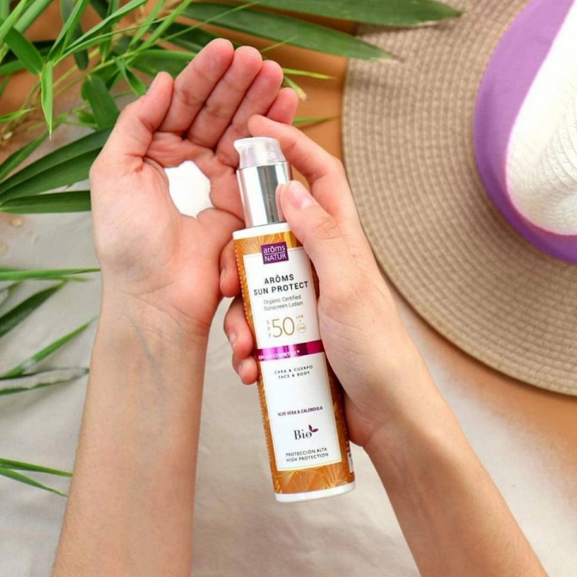 Arôms Sun Protect SPF50 | Protector solar 100ml - Solar Cosmetics - Arôms Natur ®