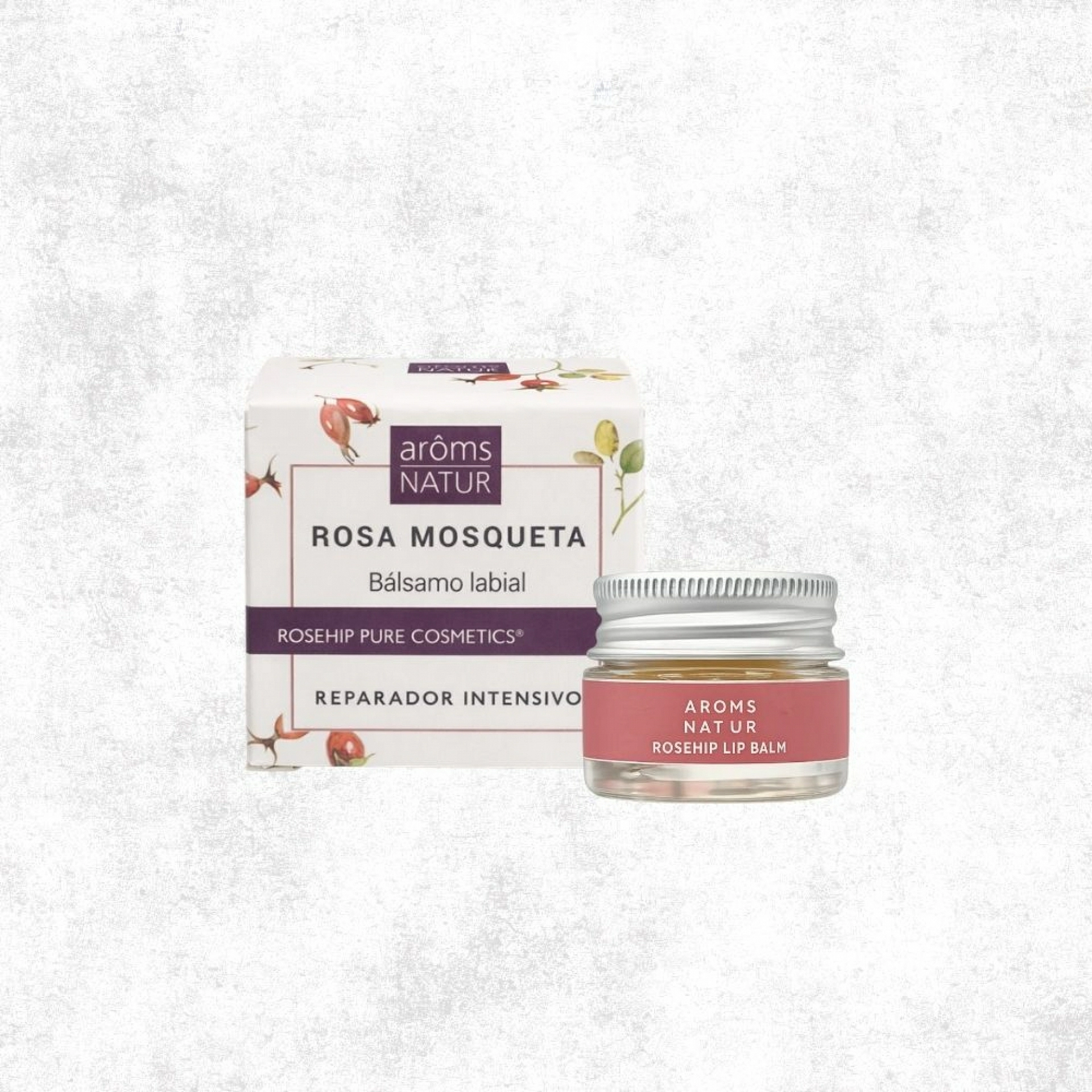 Bálsamo Labial Rosa Mosqueta | Bálsamo Reparador 5 gr  - Arôms Natur ®