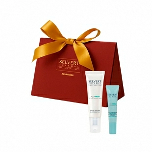 Beauty Box Aquafresh | Glow Gel Light Cream 30ml + Cooling Hydration Sorbet Night Eye Mask 15ml - Selvert Thermal ®