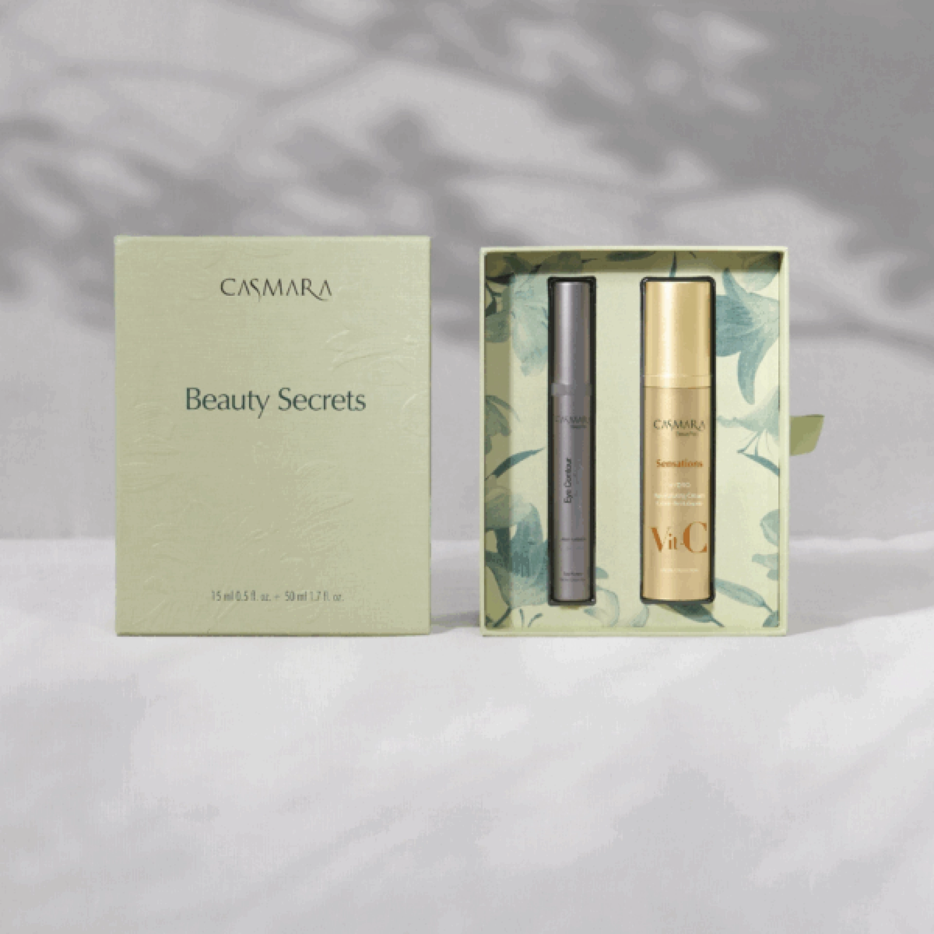 Beauty Secret Box | Age Defense Hydro Nutri Anti-aging 360º Cream 50ml + Anti – Pufiness & Dark Circles 15ml - Casmara ®