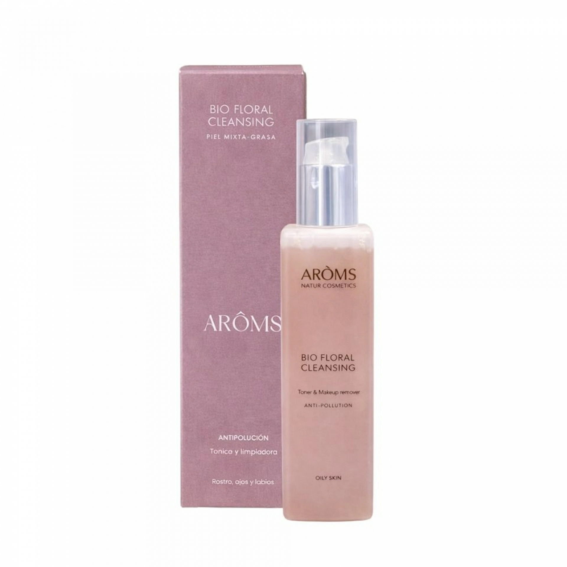 Bio Floral Cleansing | Tónico desmaquillante 200ml - Happiness Cosmetics - Arôms Natur ®