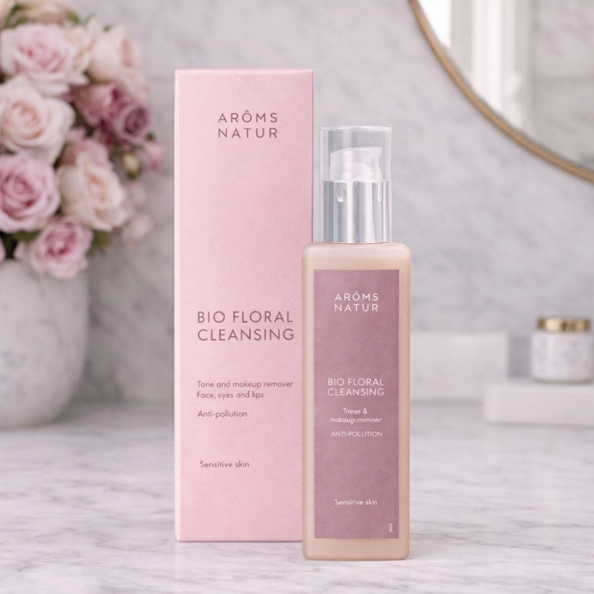 Bio Floral Cleansing | Tónico desmaquillante 200ml - Happiness Cosmetics - Arôms Natur ®