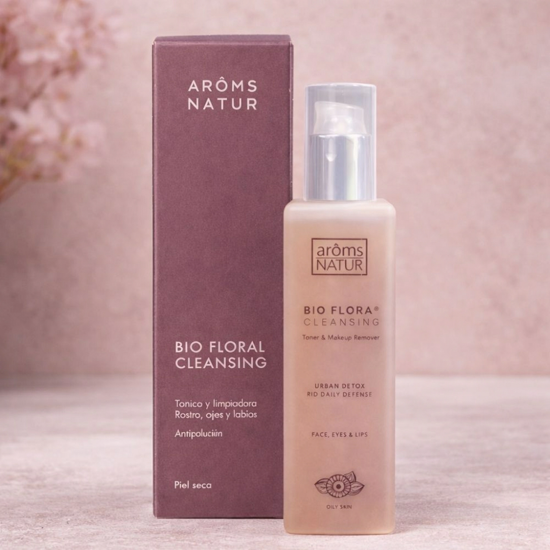 Bio Floral Cleansing | Tónico desmaquillante 200ml - Happiness Cosmetics - Arôms Natur ®