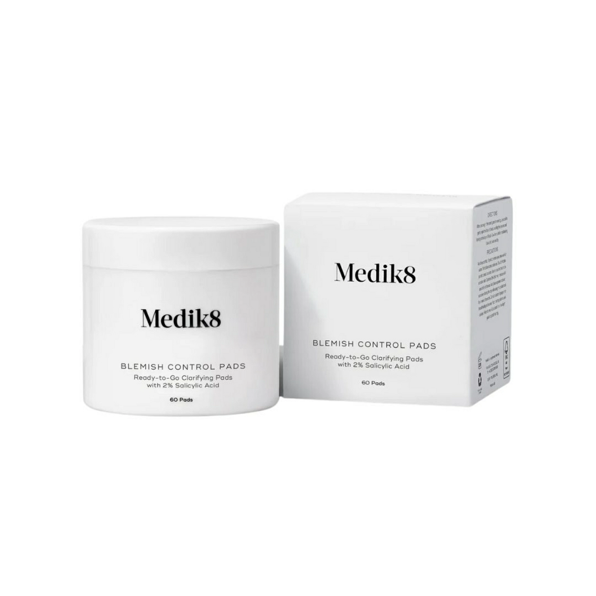 Blemish Control Pads | Tónico en parches Acné - 60 pads - Piel Inflamada, Congestión y Acné - Medik8 ®