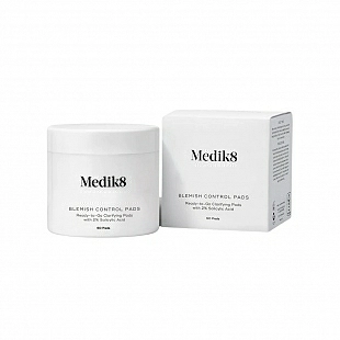 Blemish Control Pads | Tónico en parches Acné - 60 pads - Piel Inflamada, Congestión y Acné - Medik8 ®