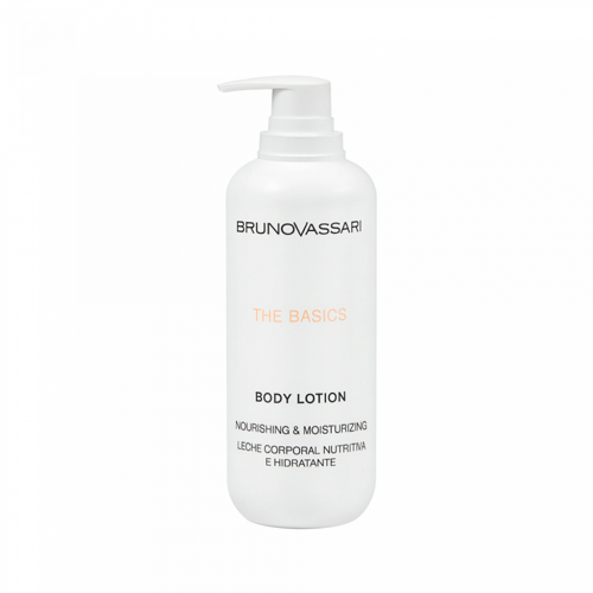 Body Lotion | Leche corporal nutritiva 500ml - The Basics - Bruno Vassari ®
