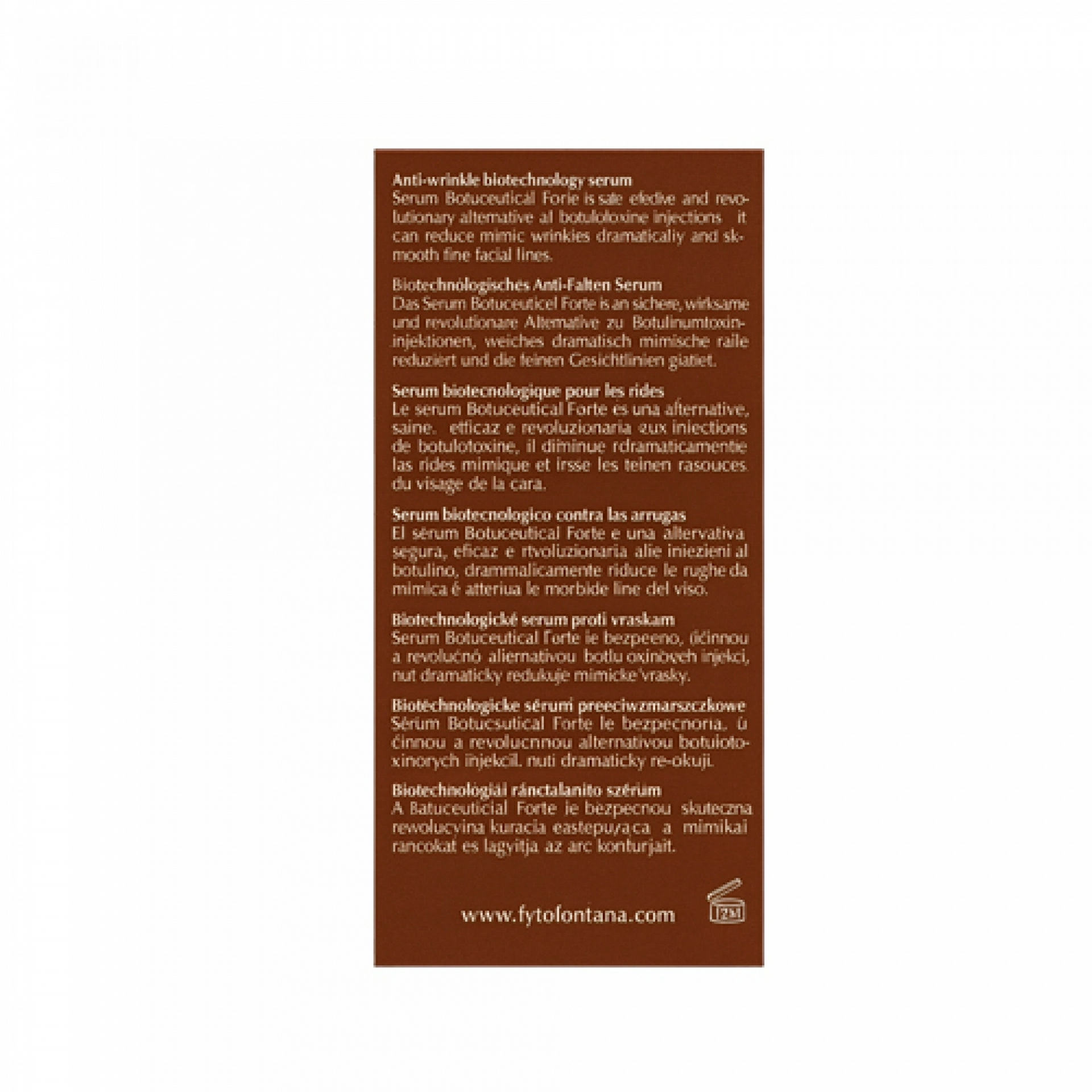 Botuceutical Forte | Sérum anti-arrugas 30 ml - Fytofontana Cosmeceuticals ®