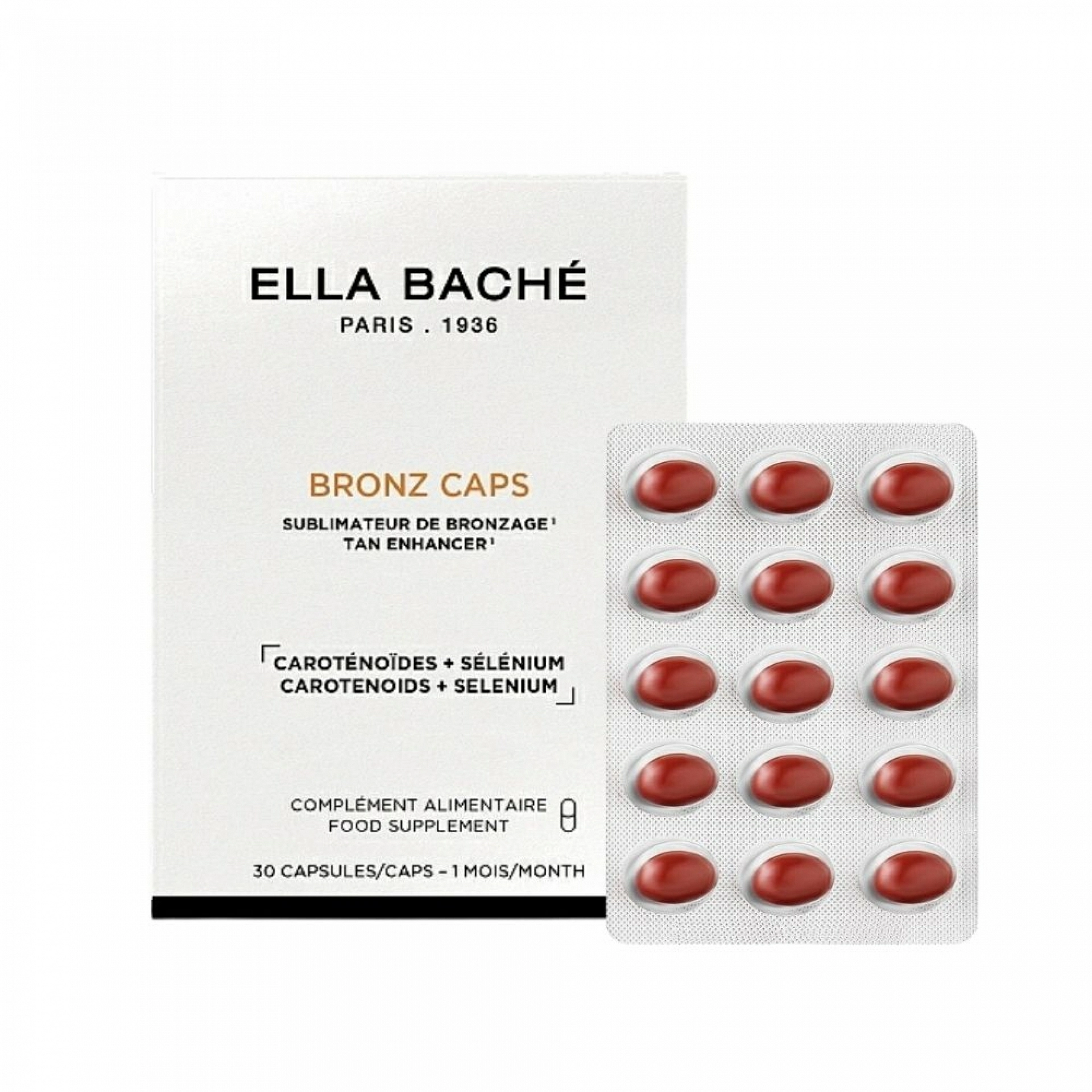 Bronz Caps | Cápsulas bronceadoras 30 cáps - Carotensun - Ella Baché ®