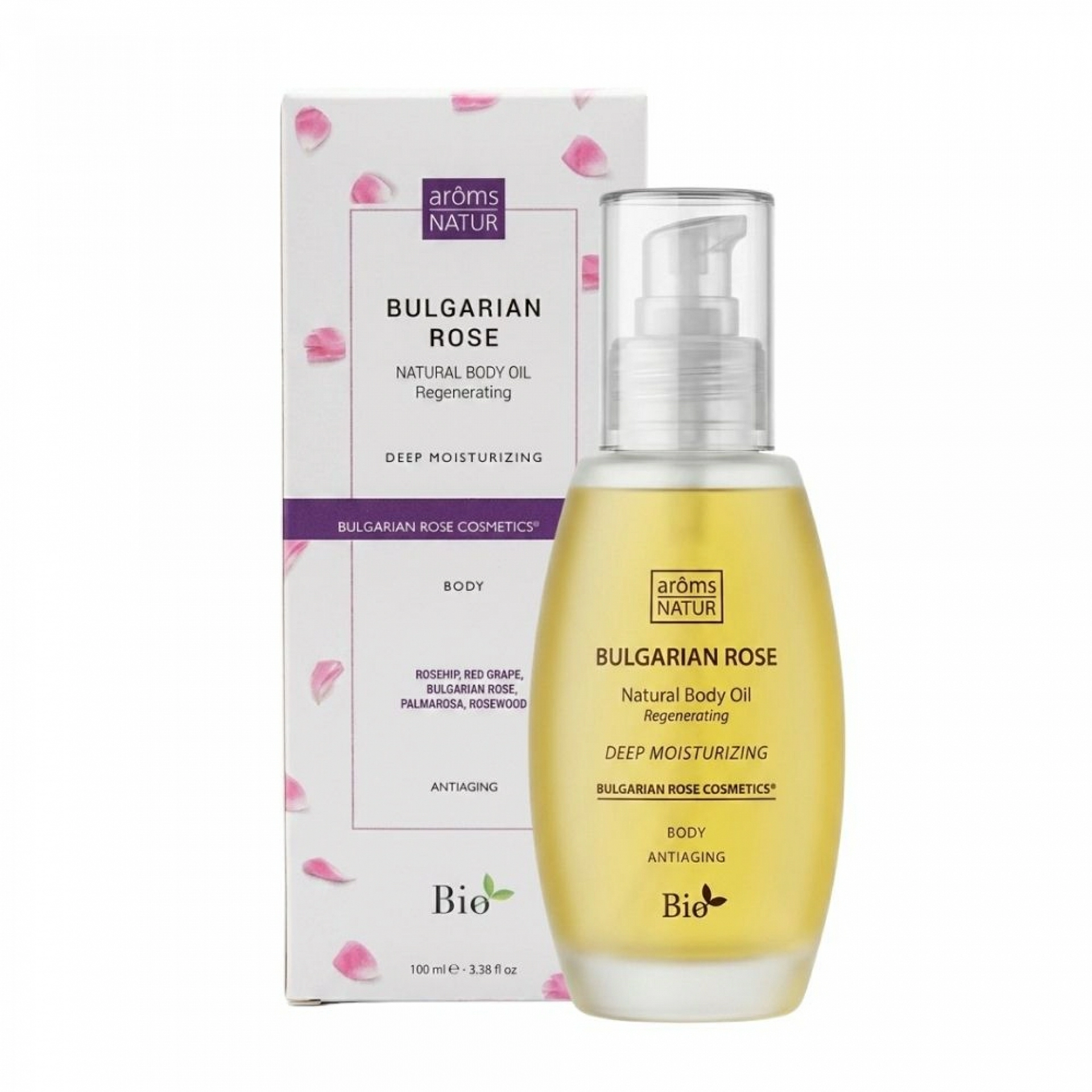 Bulgarian Rose Body Oil | Aceite corporal 100ml - Arôms Natur ®