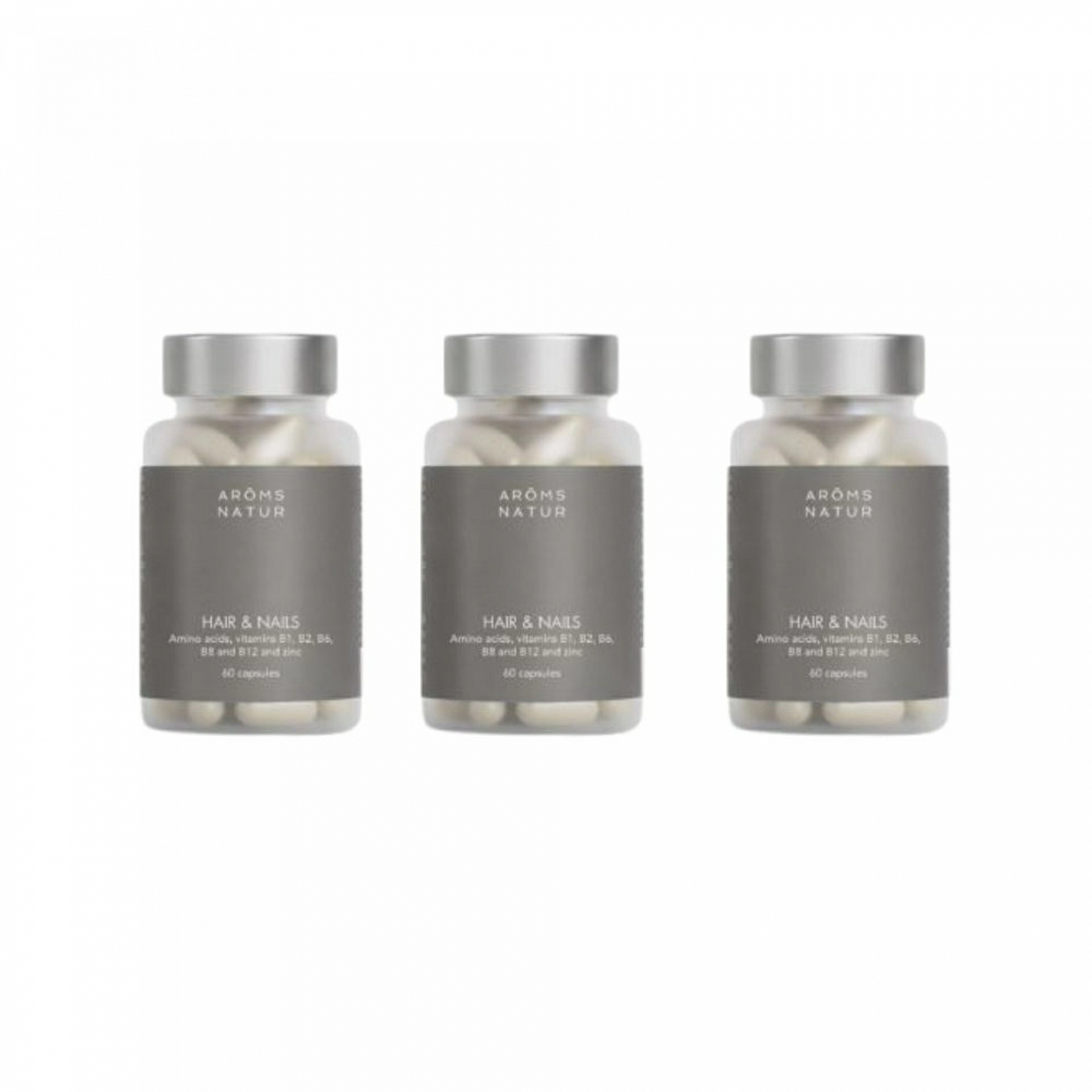 Cabello & Uñas 60 Cápsulas | Complemento Fortalecedor - Nutricosméticos - Arôms Natur ®