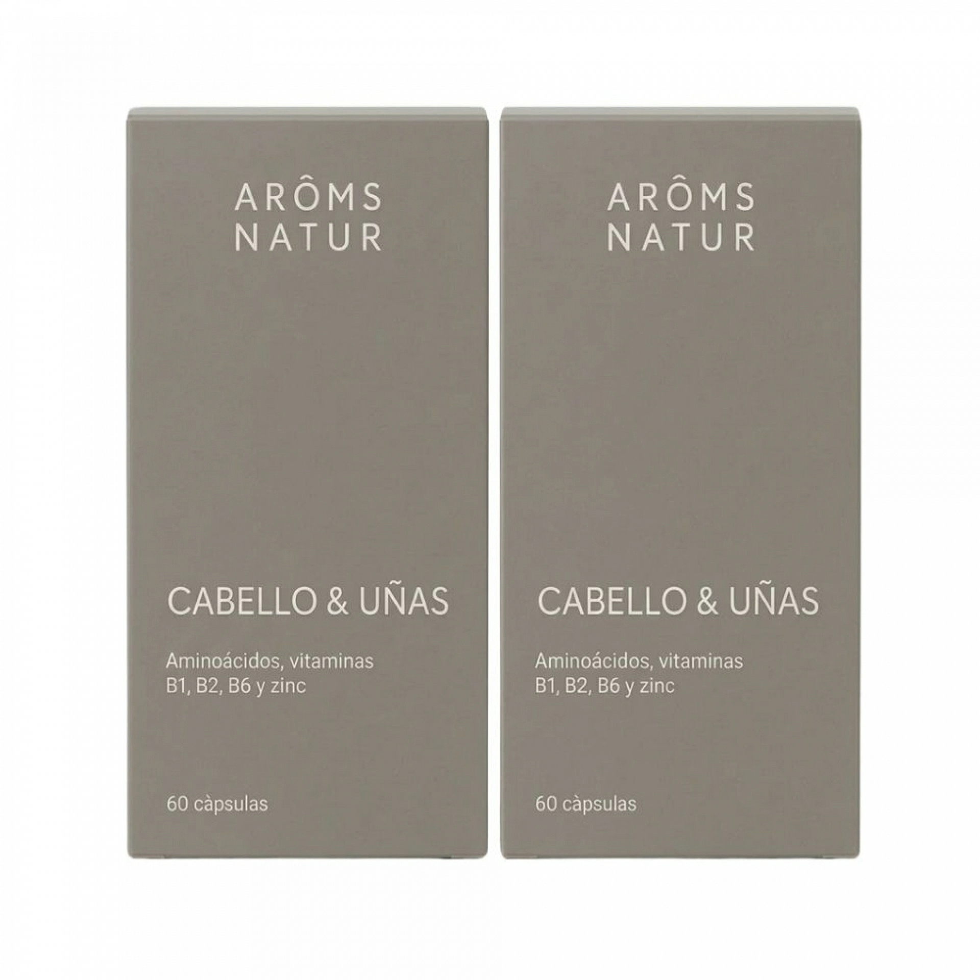 Cabello & Uñas 60 Cápsulas | Complemento Fortalecedor - Nutricosméticos - Arôms Natur ®