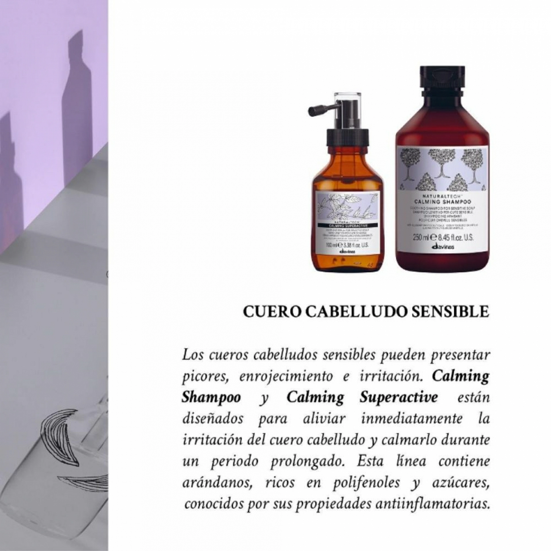 CALMING SHAMPOO | Champú para cutis sensible - Naturaltech - Davines ®