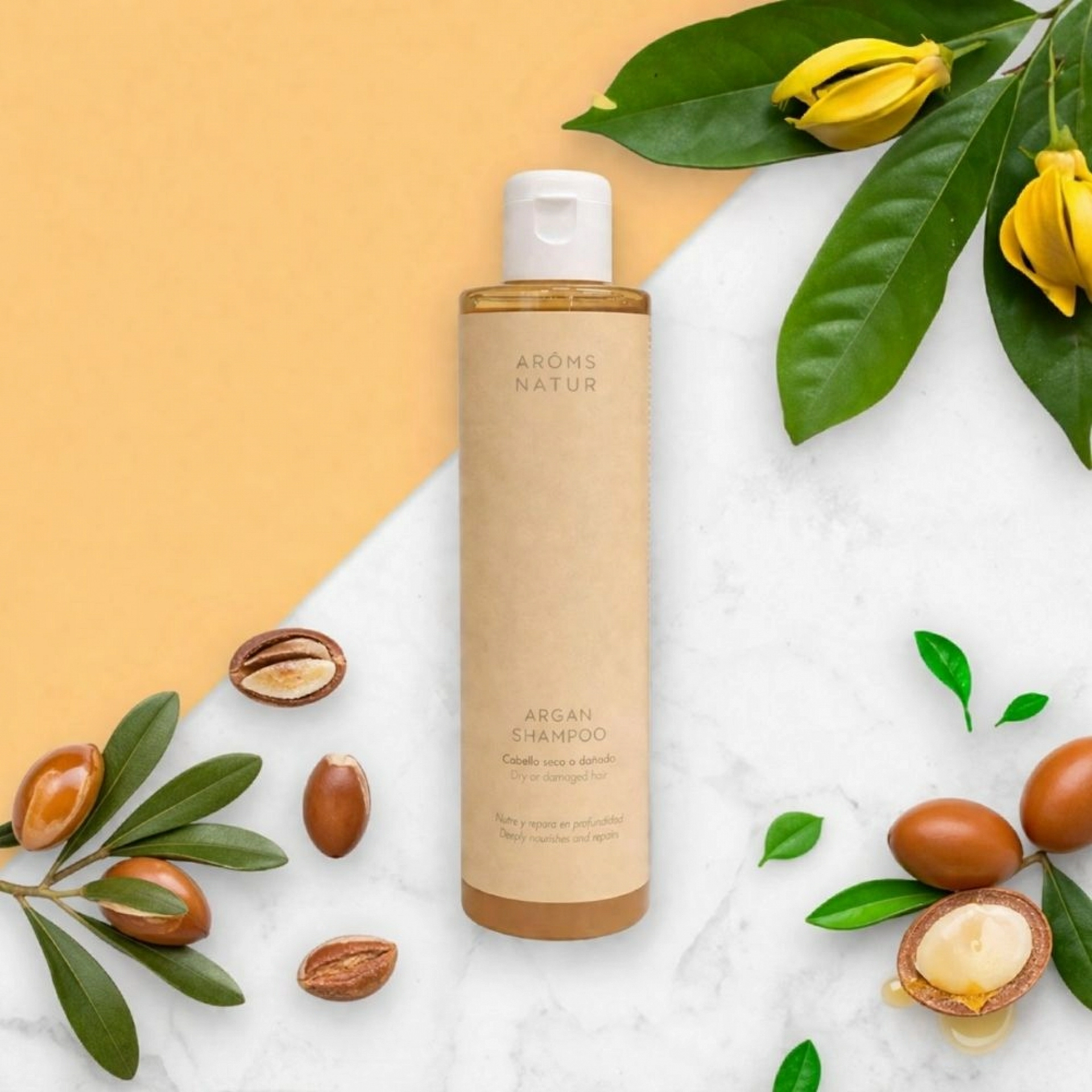 Champú hidratante 200ml - Argán - Arôms Natur ®