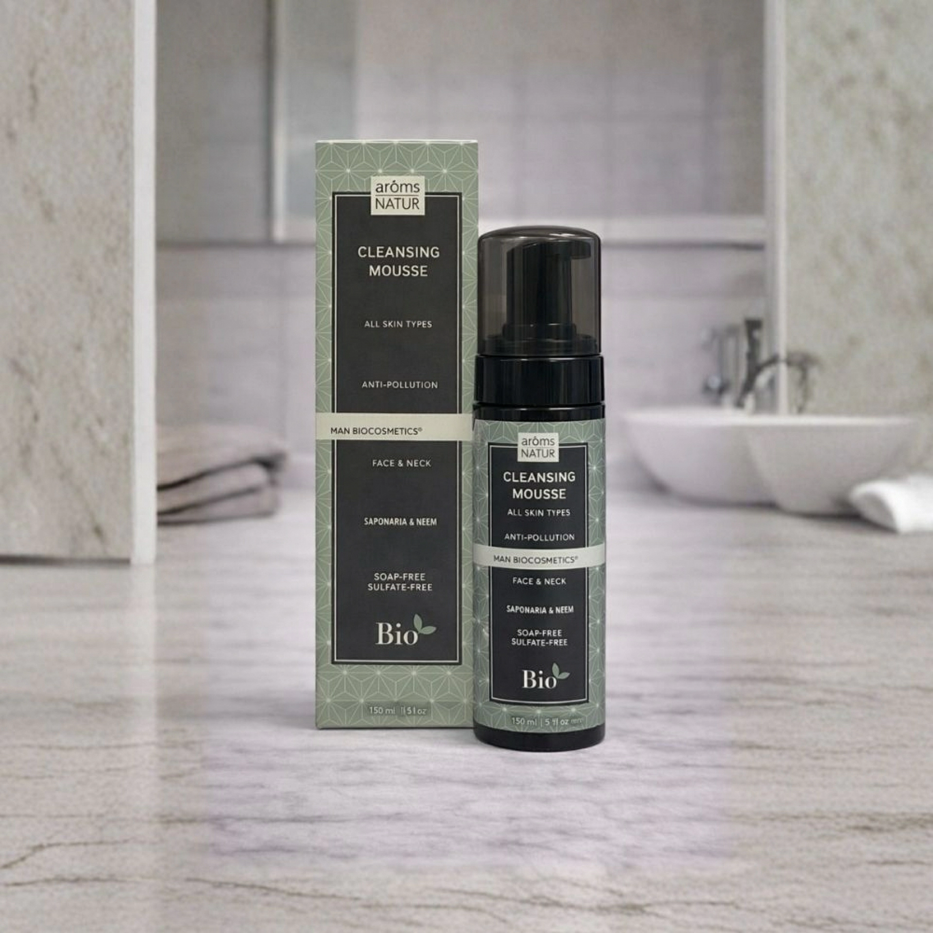 Cleansing Mousse - Mousse Limpiadora para Hombre - MEN - Arôms Natur ®