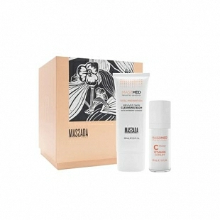 Cofre Massmed Vital Prevention | Bálsamo limpiador 30 ml + Sérum con vitamina C 30 ml – Massada ®