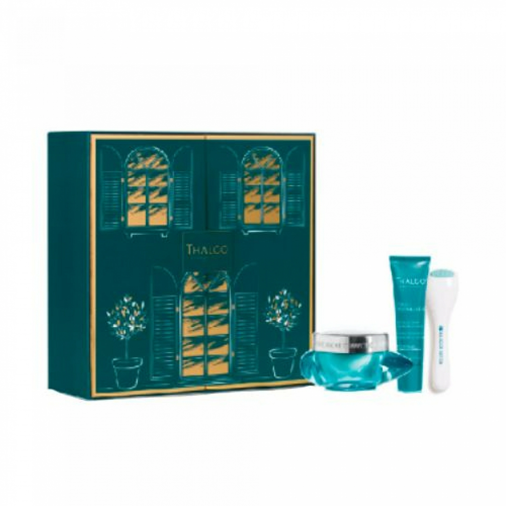 Cofre RITUAL BEAUTÉ ANTI-RIDES | Antiarrugas | Crème 50ml + Masque Pro Correction Rides 50ml + Roller Booster - Hyalu-Procollagène - Thalgo ®