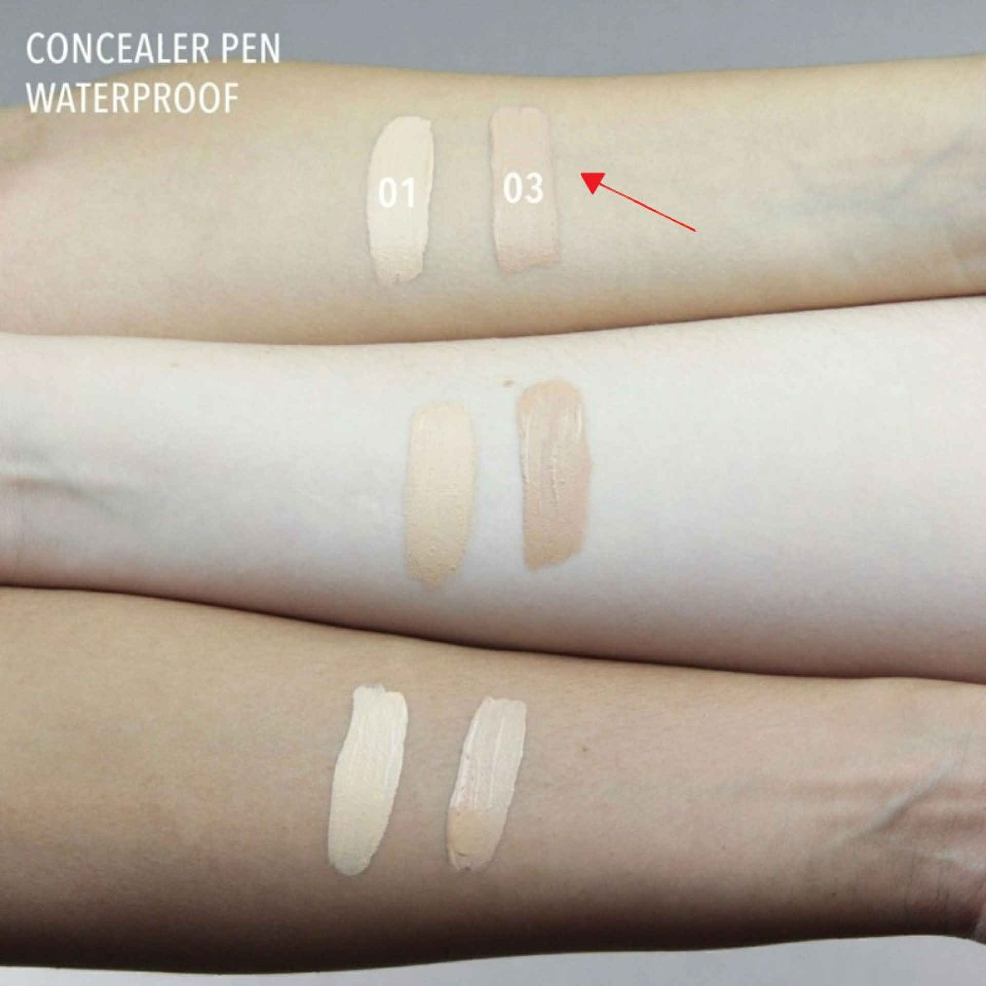 Concealer pen waterproof 03 medium beige | Corrector con pincel waterproof 2,5 gr - Jorge de la Garza ®