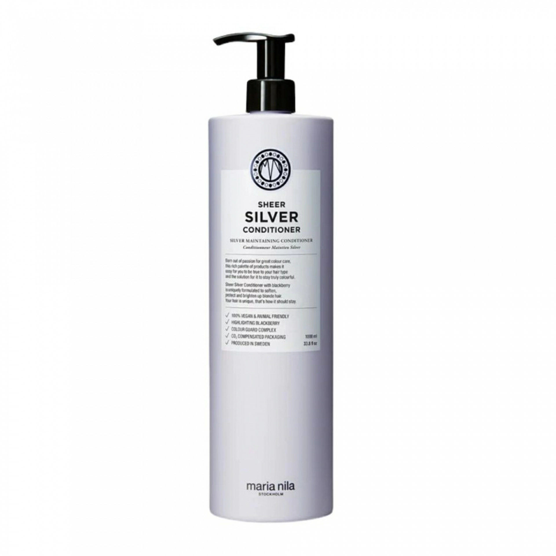Conditioner | Acondicionador Matizador para Cabellos Rubios y Grises - Sheer Silver - Maria Nila ®