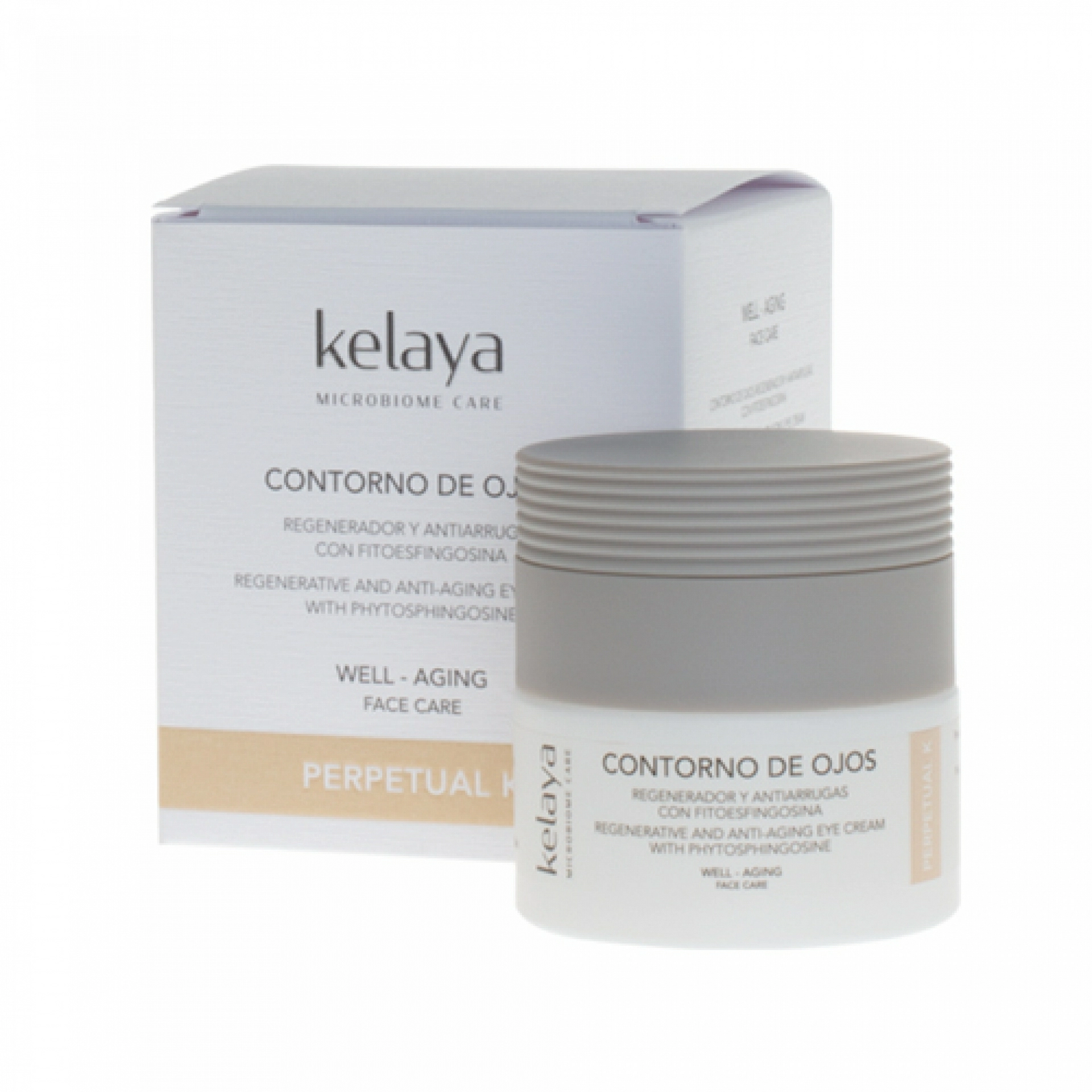 Contorno de Ojos Regenerador |  Contorno Antiarrugas con Fitoesfingosina 30 ml - Perpetual K - Kelaya ®