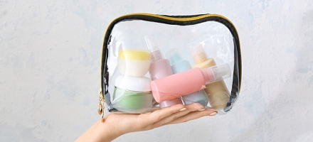 Cosméticos mini para llevar de viaje