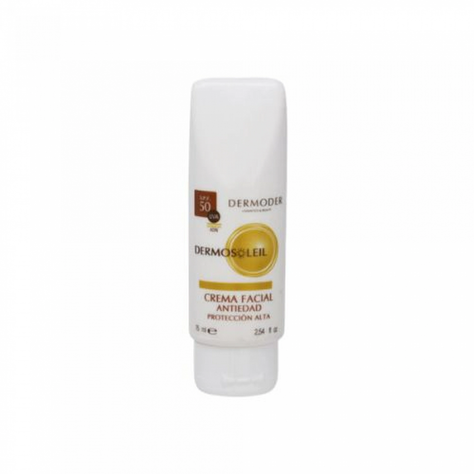 Crema Facial Antiedad SPF 50 | Crema Solar Facial con Protección Alta  75 ml – Dermosoleil – Dermoder ®