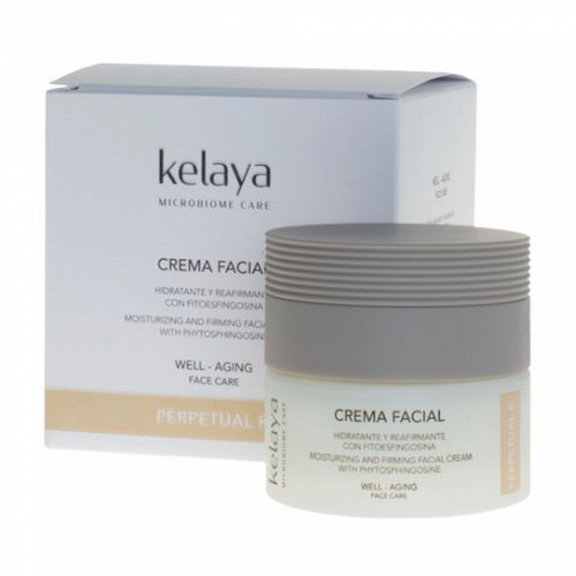 Crema Facial Hidratante | Crema Reafirmante con Fitoesfingosina 50 ml - Perpetual K - Kelaya ®