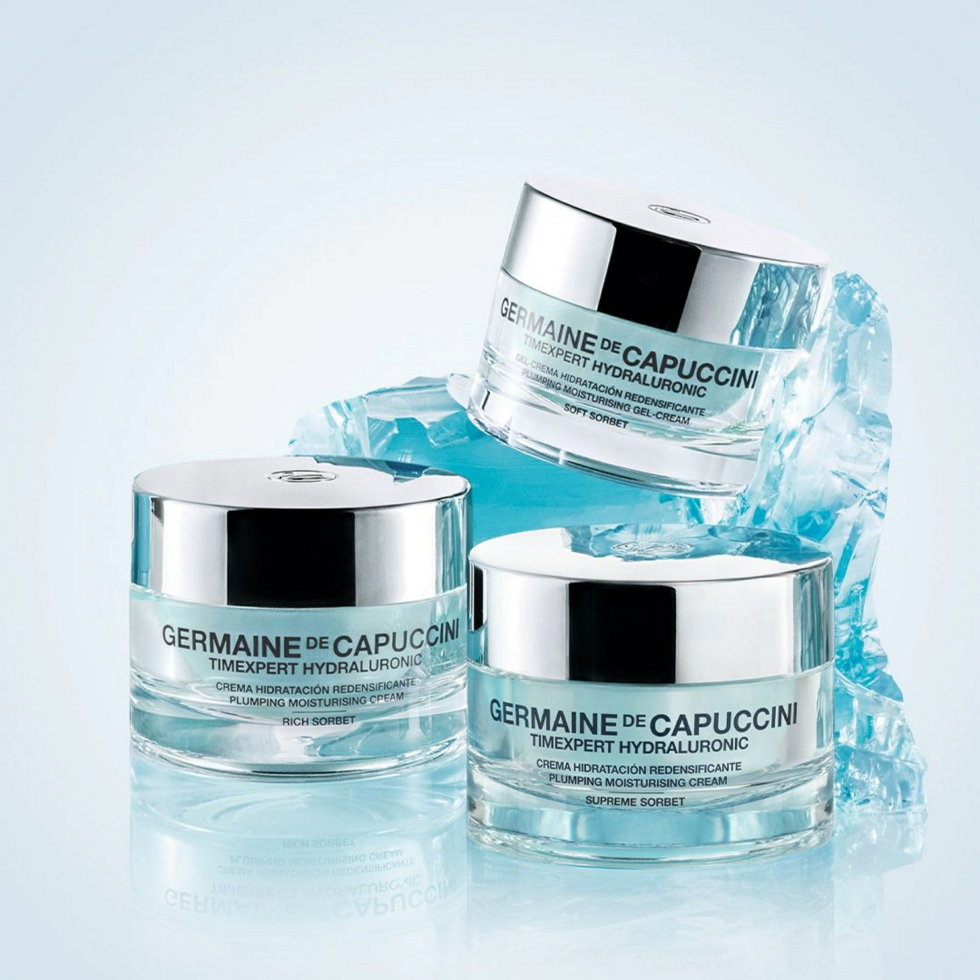 Crema Hidratación Redensificante Rich Sorbet | Crema hidratante rica 50ml - Timexpert Hydraluronic - Germaine de Capuccini ®