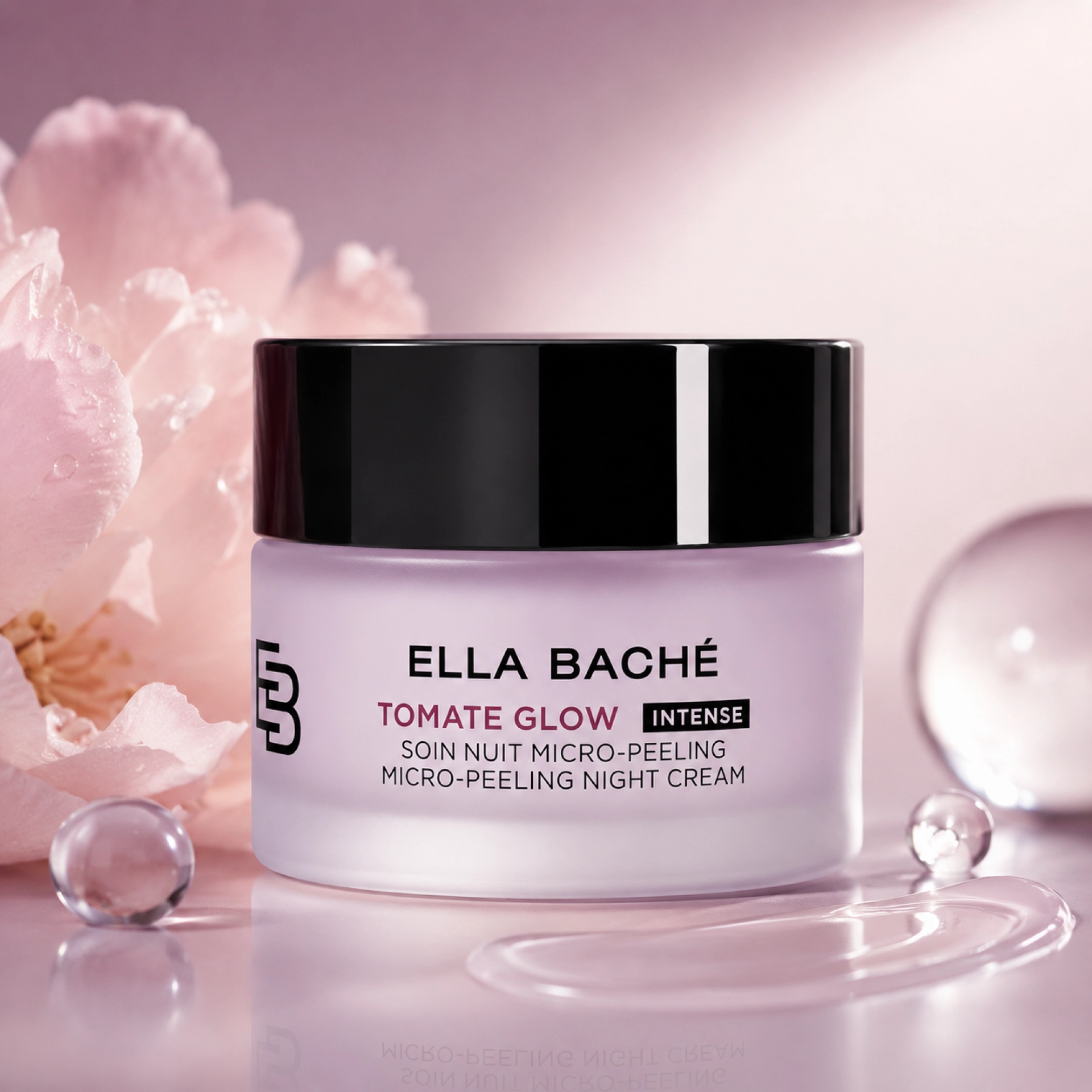 Crème Nuit Micro-Peeling | Crema de noche iluminadora 50ml - Tomate Glow - Ella Baché ®