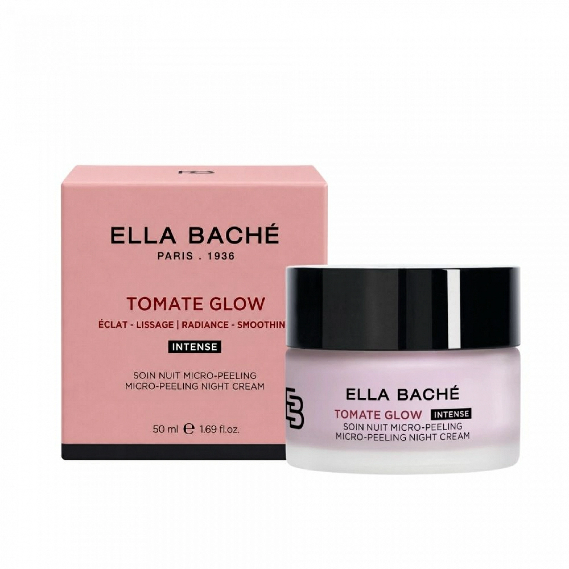 Crème Nuit Micro-Peeling | Crema de noche iluminadora 50ml - Tomate Glow - Ella Baché ®