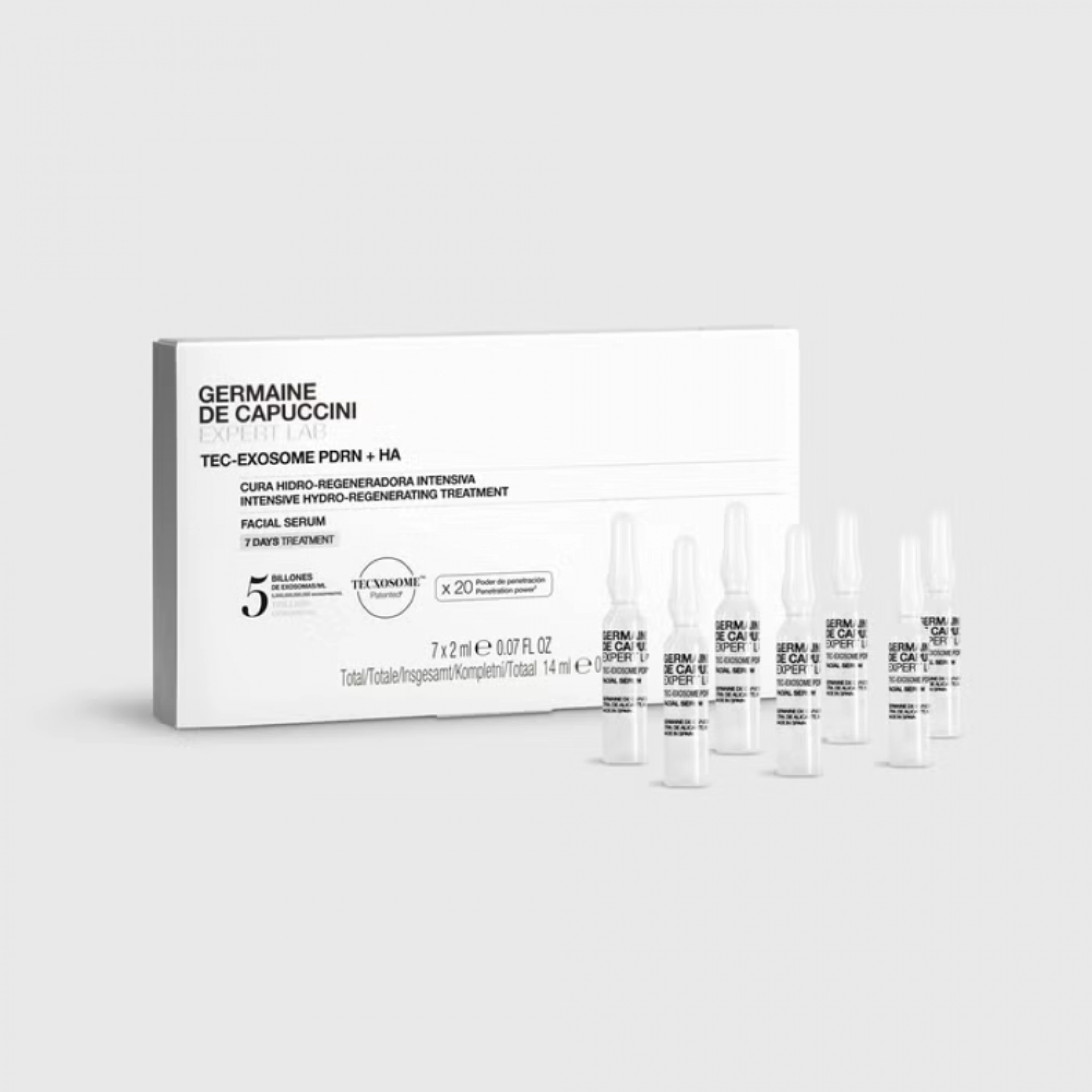 Cura Hidro-Regeneradora Intensiva 7 ampollas x 2ml - Expert Lab - Germaine de Capuccini ®