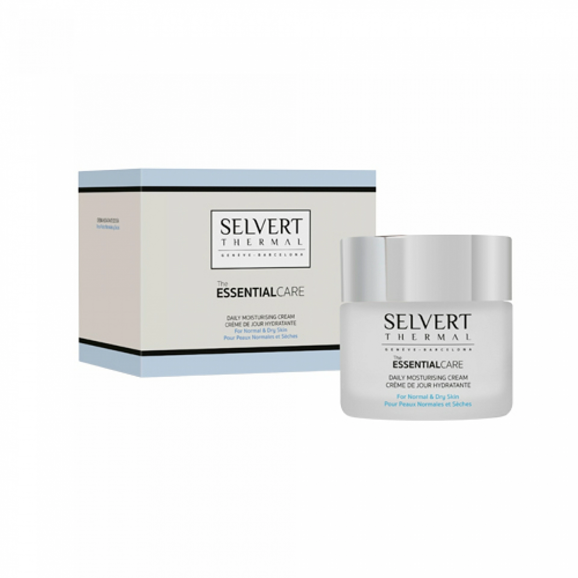 Daily Moisturising Cream for normal & dry skin | Crema vitalizante de día 50ml - The Essential Care - Selvert Thermal ®