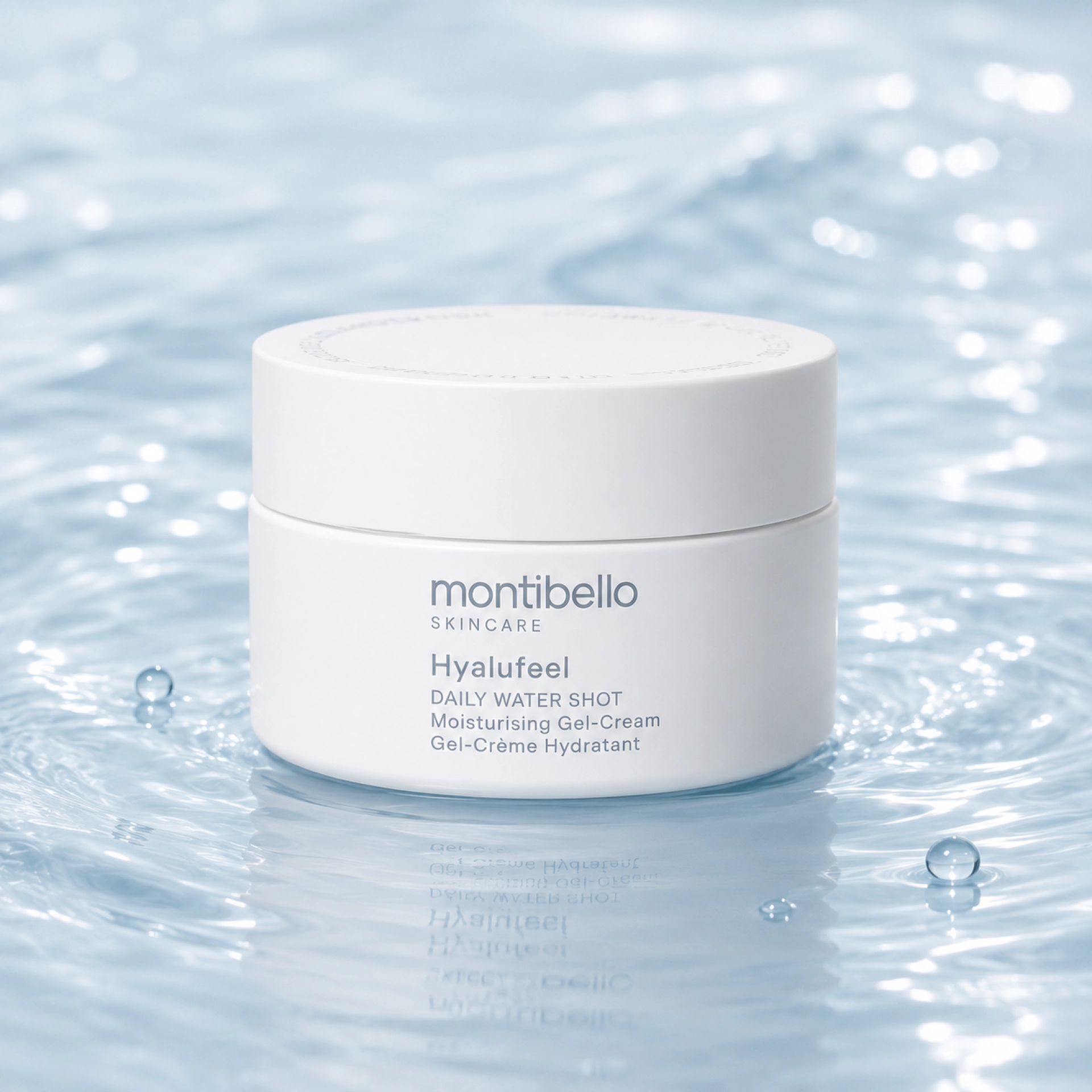 Daily Water Shot | Gel-crema ligero hidratante 50ml - Hyalu Feel - Montibello ®