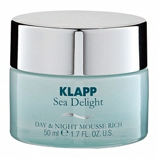 Day & Night Mousse Rich | Crema Revitalizante Día y Noche 50ml - Sea Delight - Klapp ®